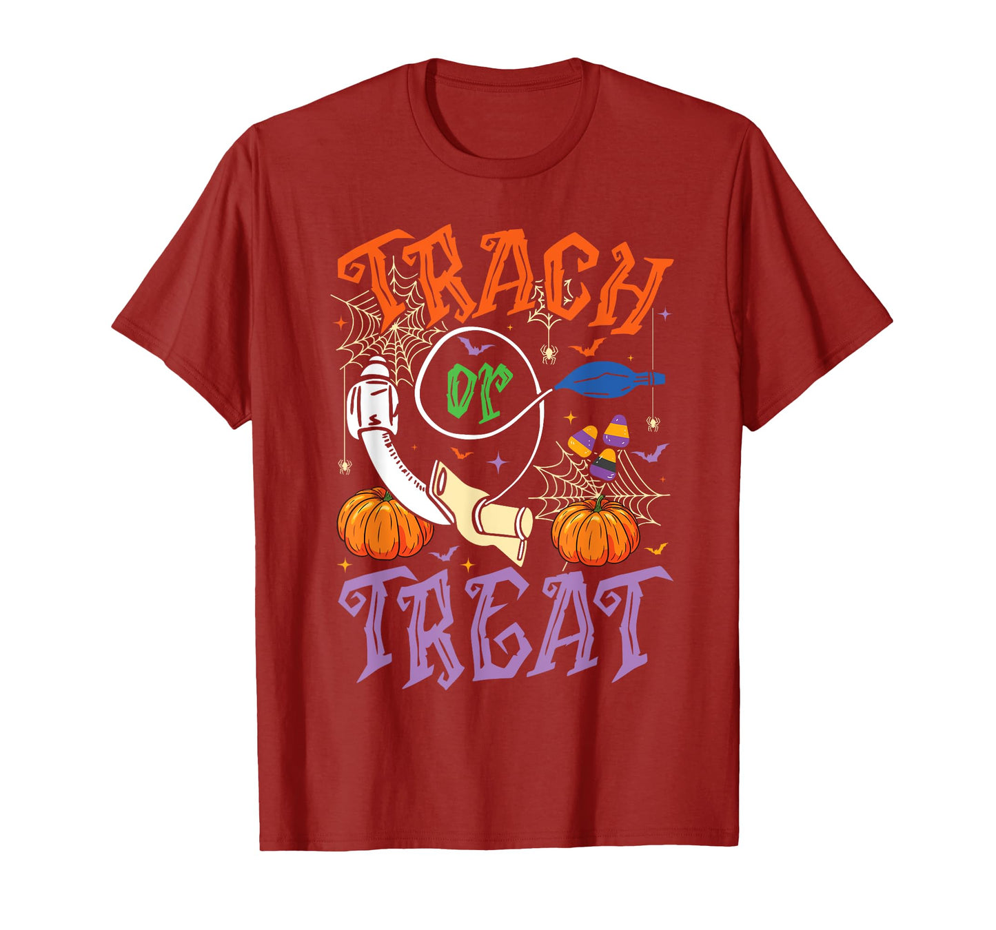 Respiratory Therapist Trach or Treat ICU RN Halloween Nurse T-Shirt