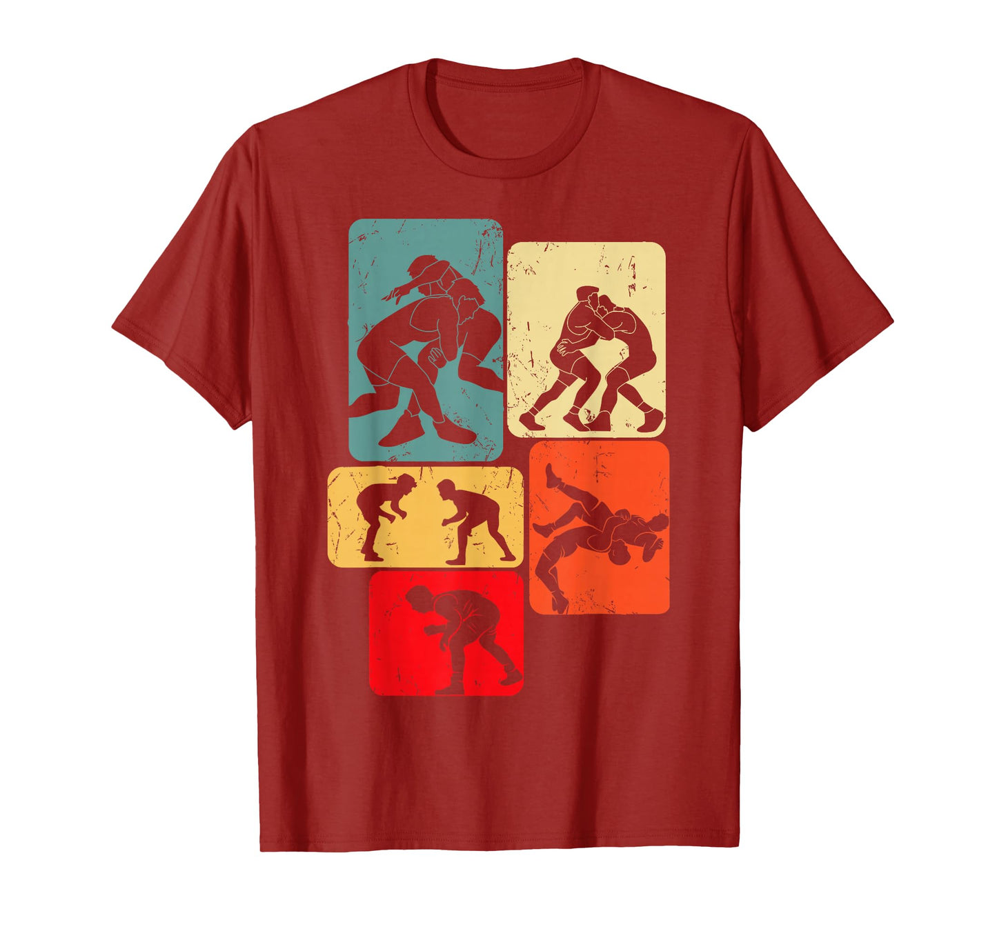 Wrestling Wrestler Men Boys Kids T-Shirt