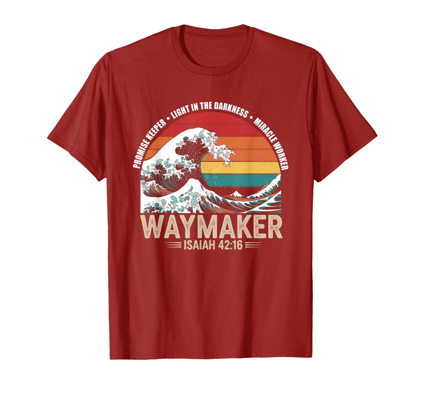Waymaker Tshirt Promise Keeper Miracle Worker God Christian T-Shirt