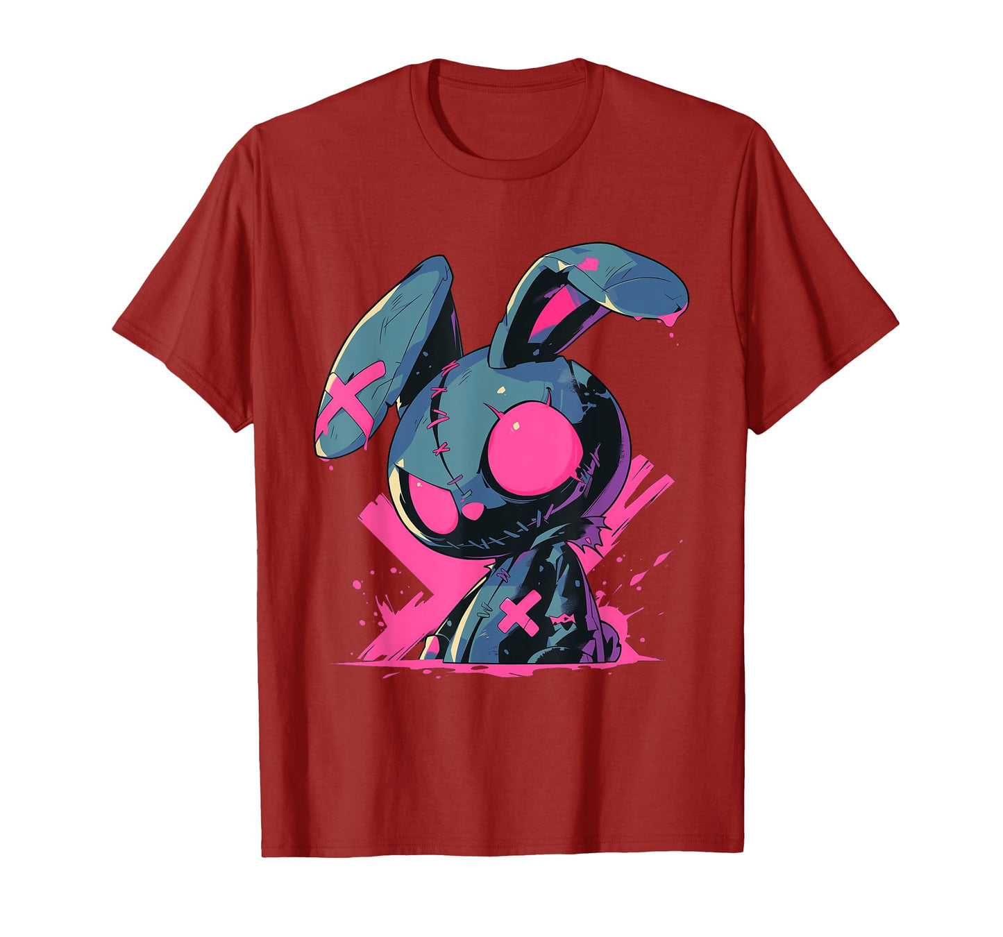 Goth Bunny Doll Cute E-Girl Gothic Outfit Grunge T-Shirt