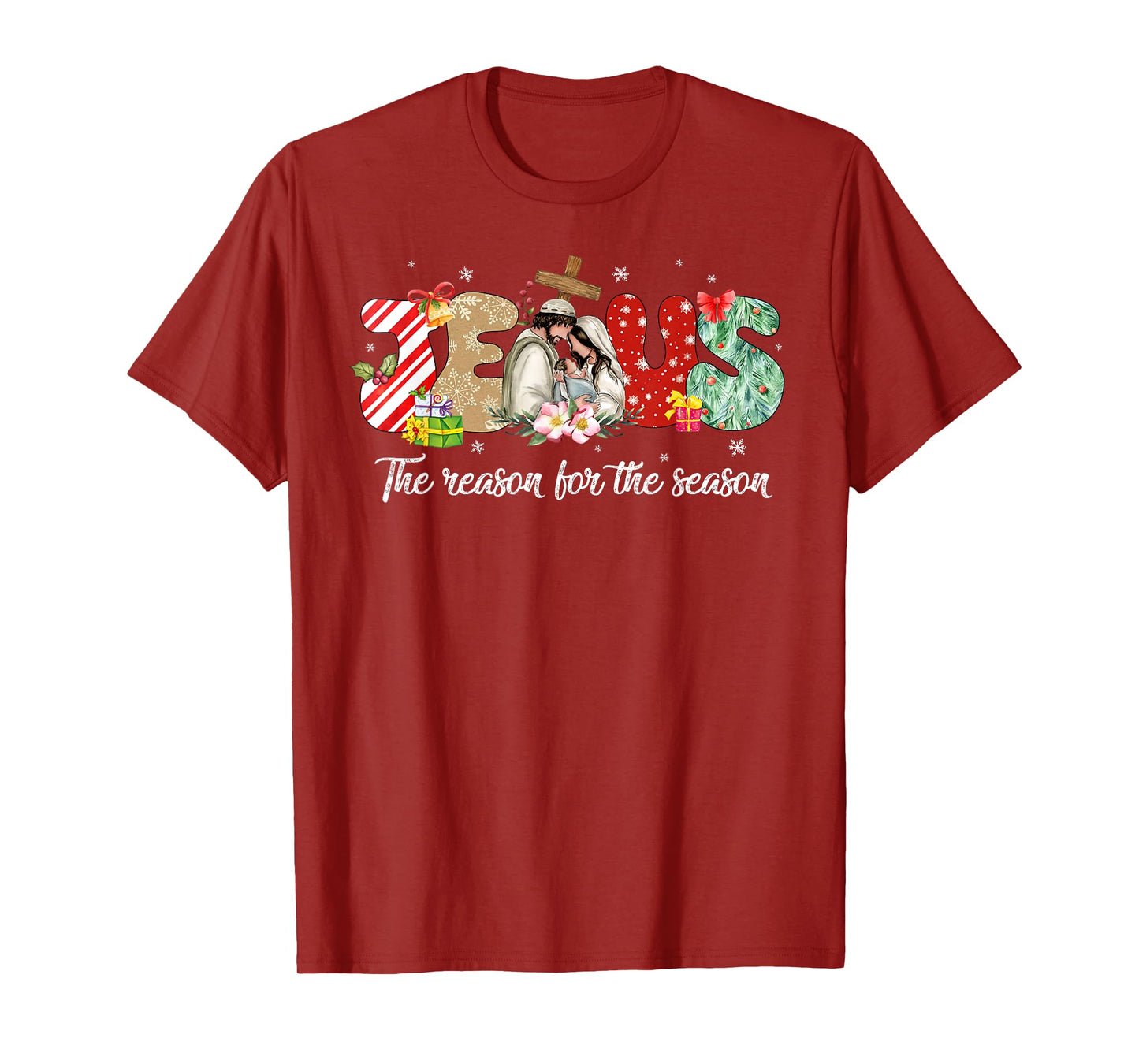Christmas Jesus Is The Reason For The Season Jesus Pajamas T-Shirt