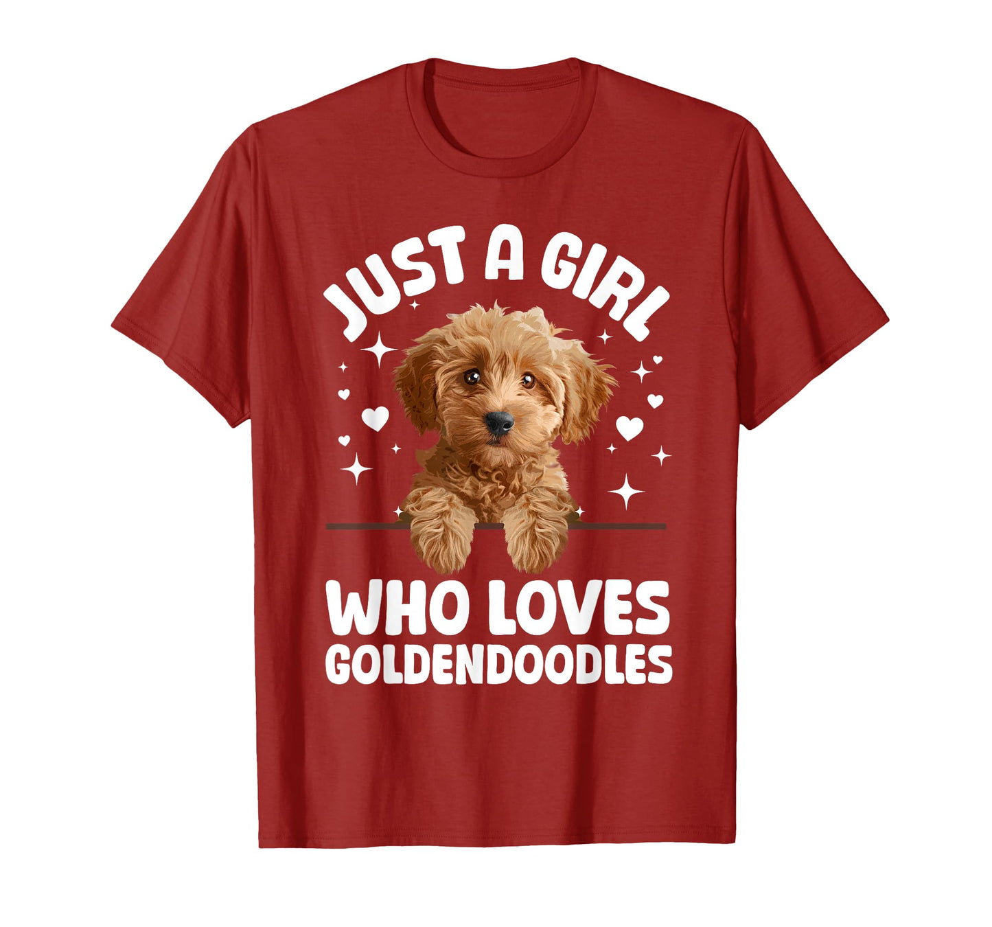 Cute Goldendoodle Design For Women Girls Golden Doodle Lover T-Shirt