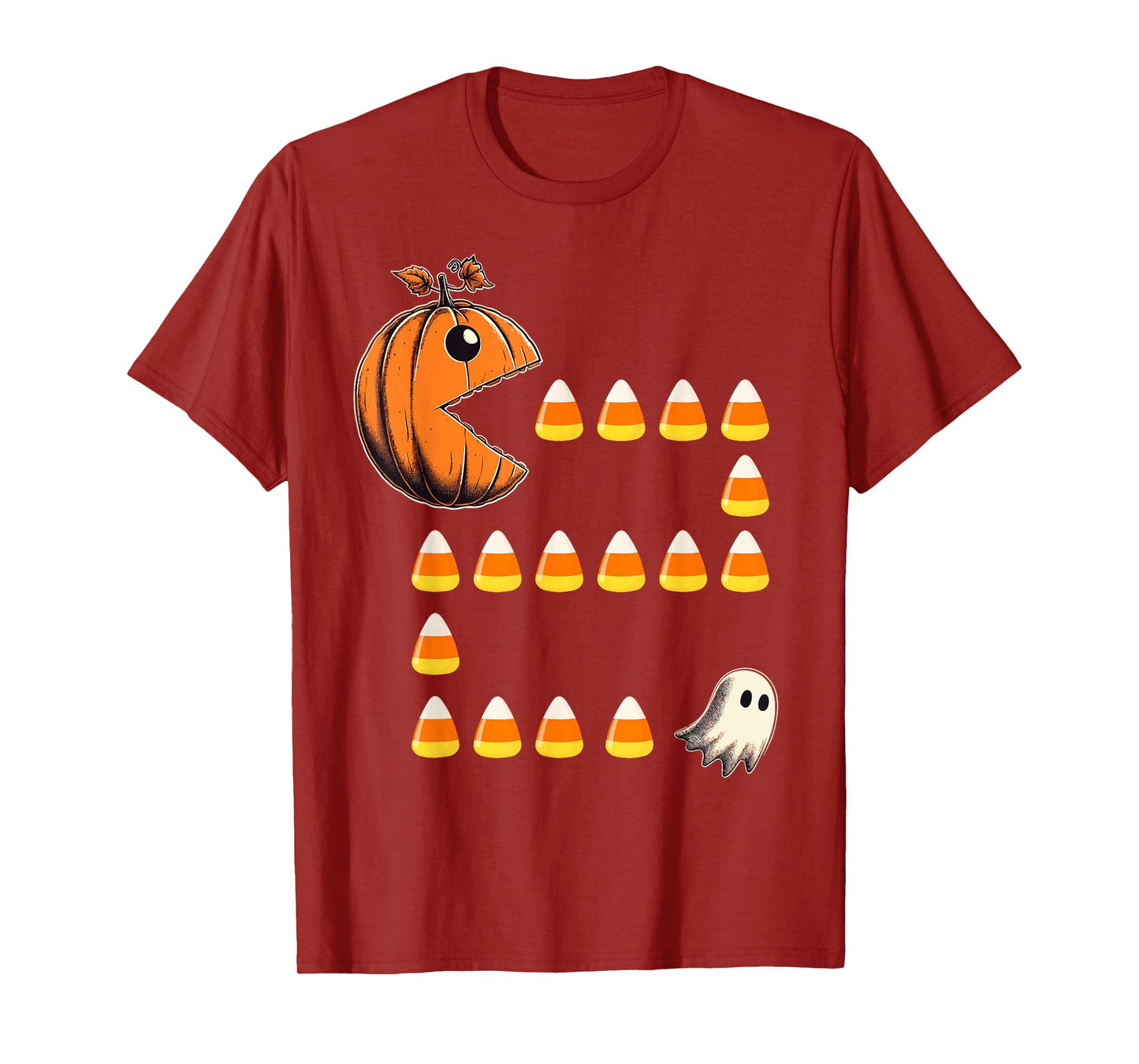 Funny Halloween Pumpkin Candy Corn Trick or Treat T-Shirt