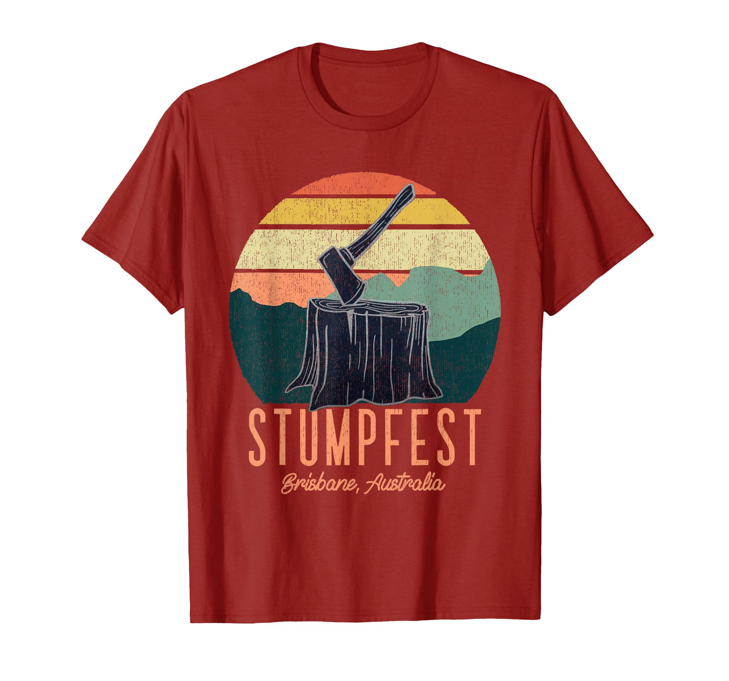 Vintage Funny Stumpfest 2024 Brisbane Get Sweaty T-Shirt
