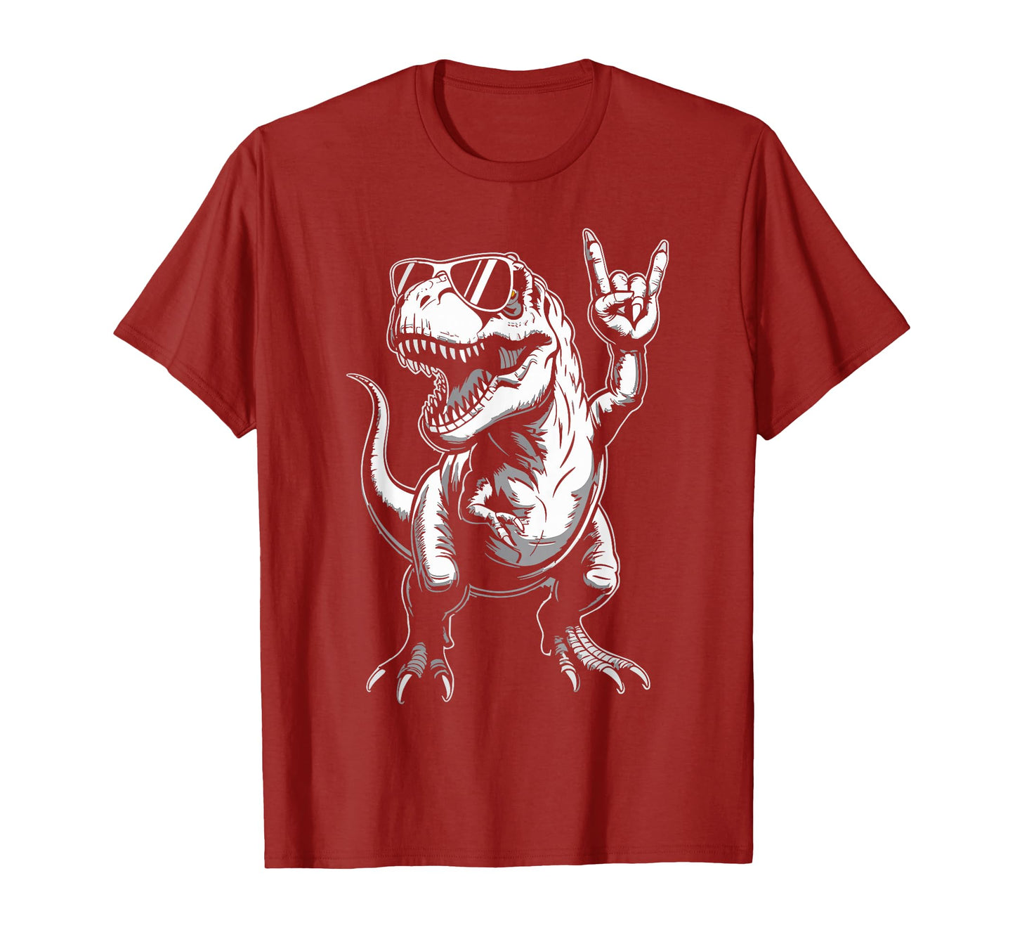 Funny Dinosaur Rock Music T-Rex Tyrannosaurus Rex Children T-Shirt