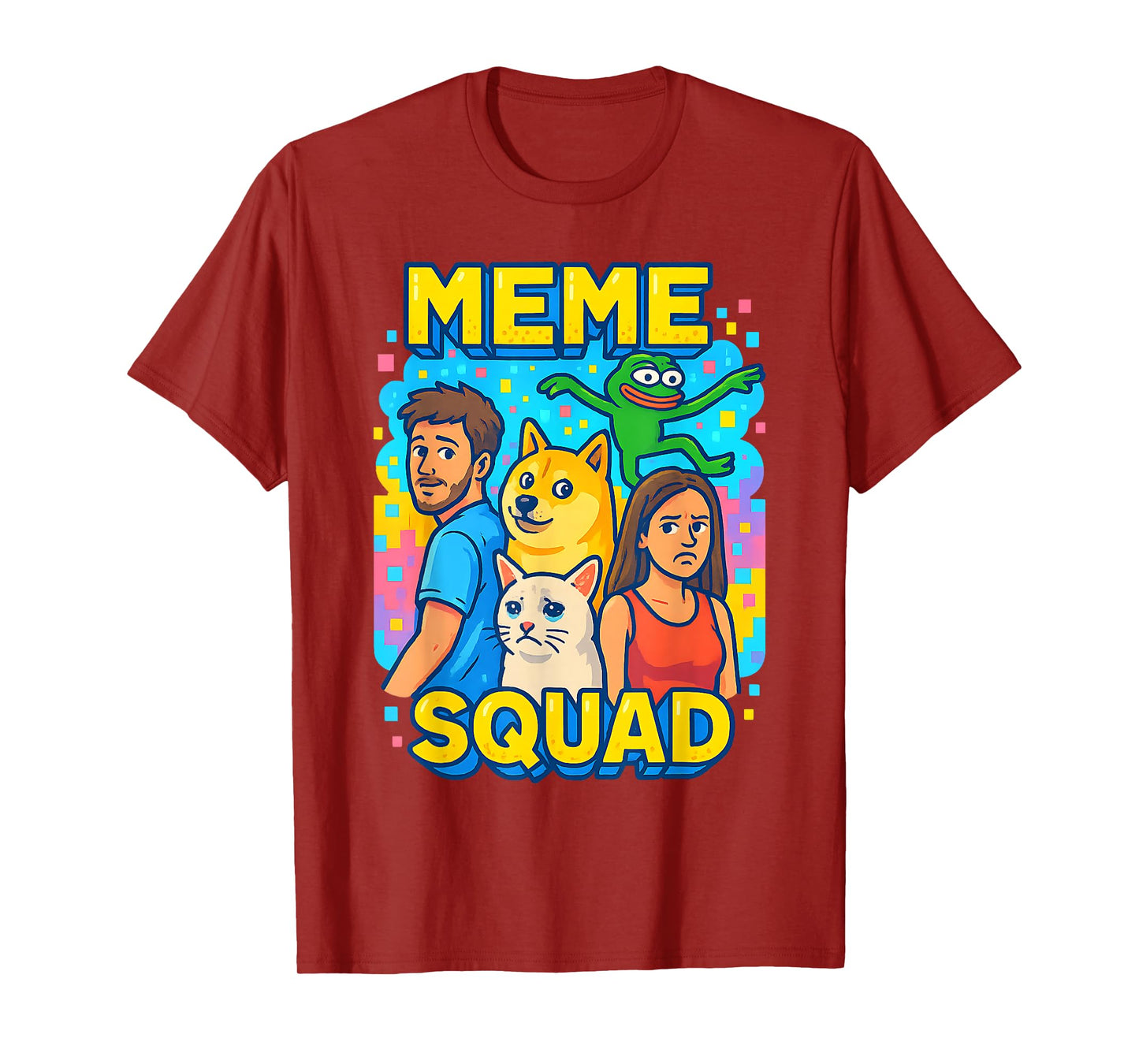 Funny Internet Culture Dank Memes Compilation Meme Squad T-Shirt