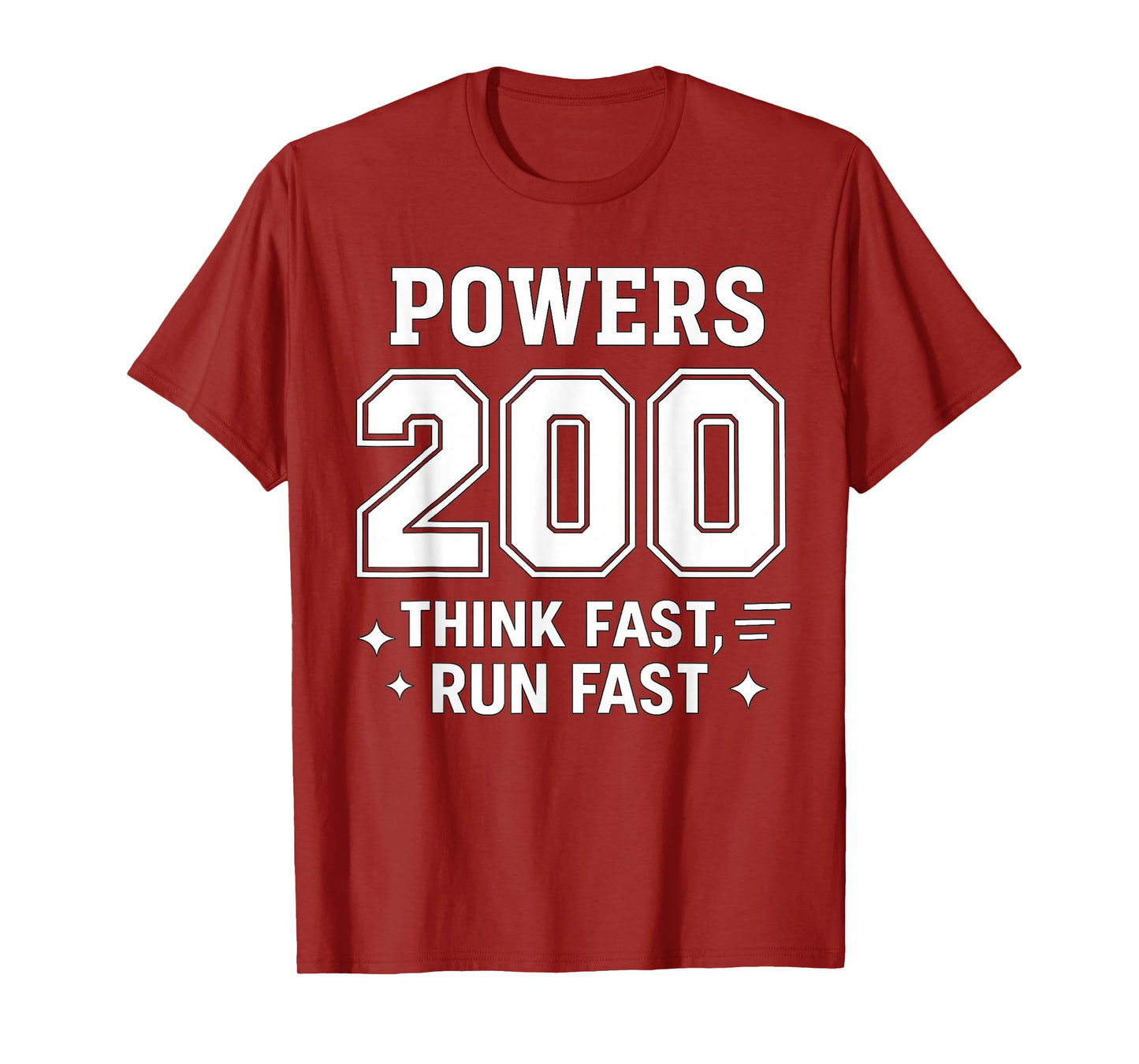 Think Fast Run Fast Chad Powers T-Shirt