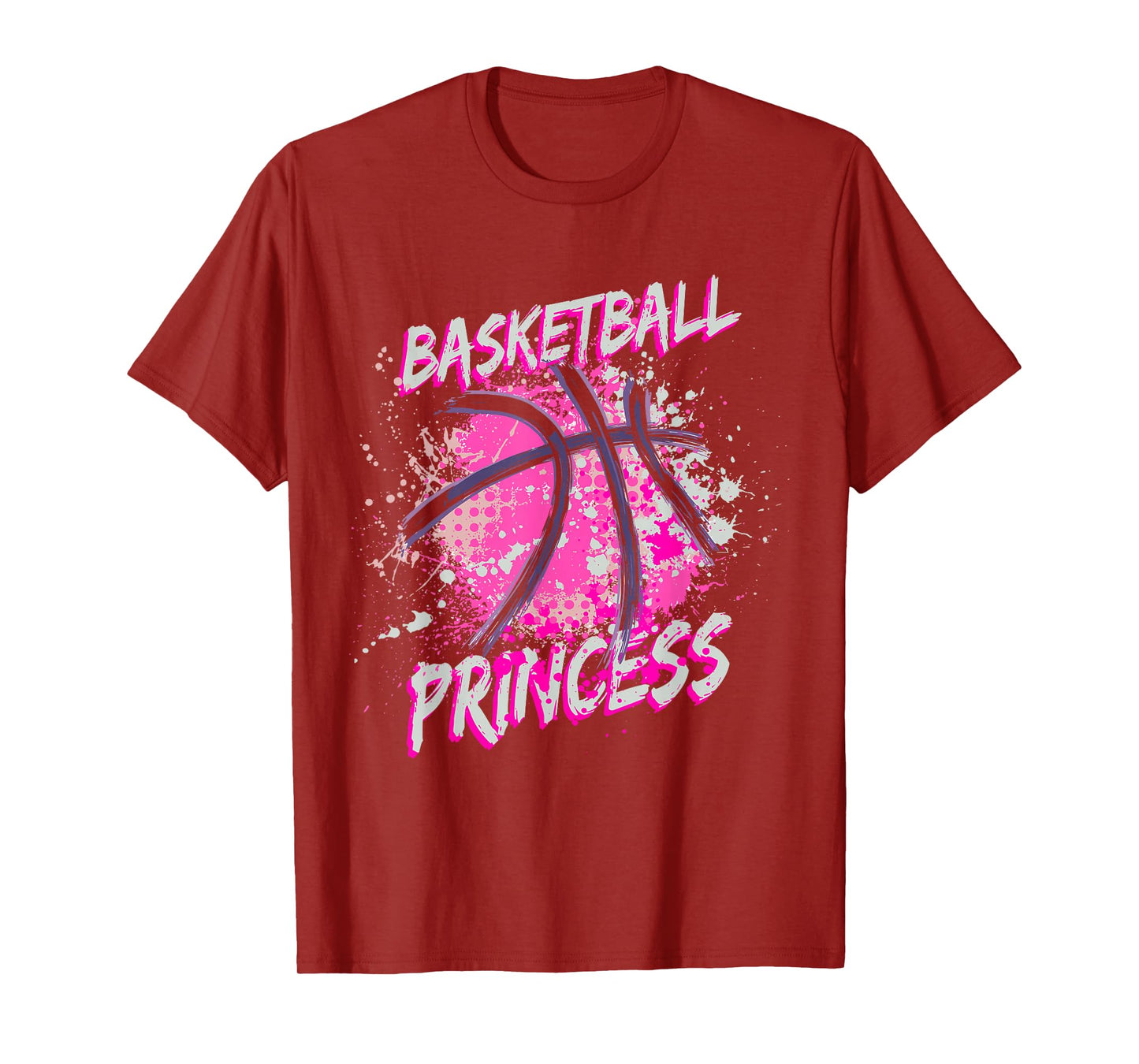 Girls Basketball Princess T-Shirt
