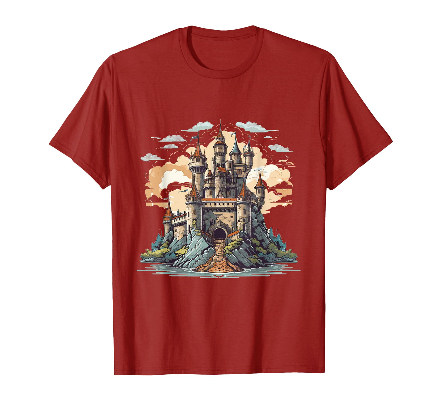 Cool Castle for knight lovers and medieval fans T-Shirt