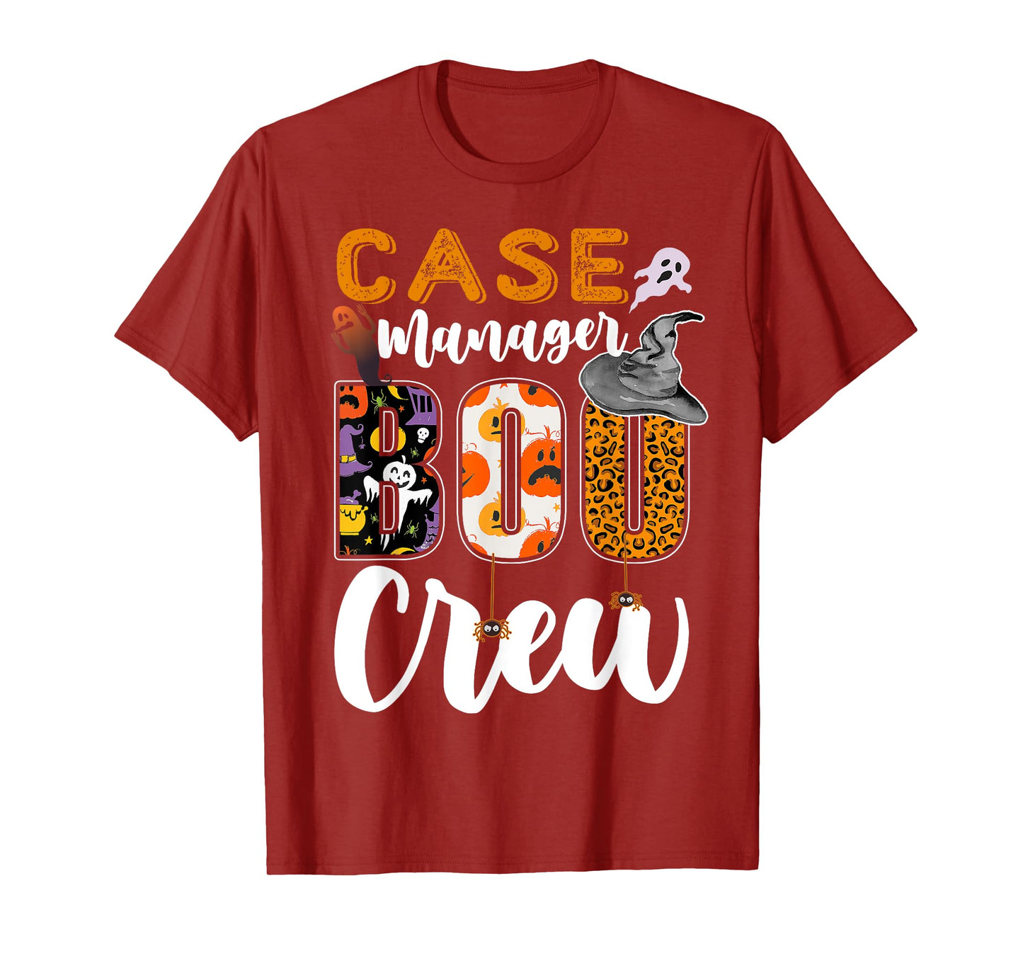 Case Manager Boo Crew Halloween Matching Social Services T-Shirt