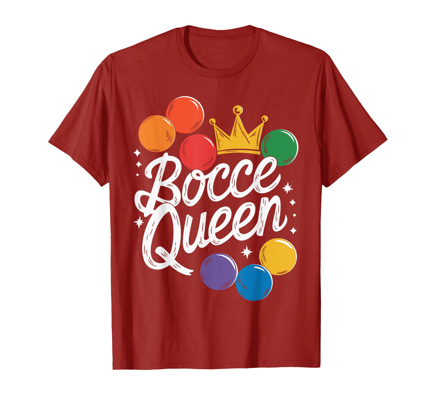 Bocce Queen Funny Bocce Ball T-Shirt