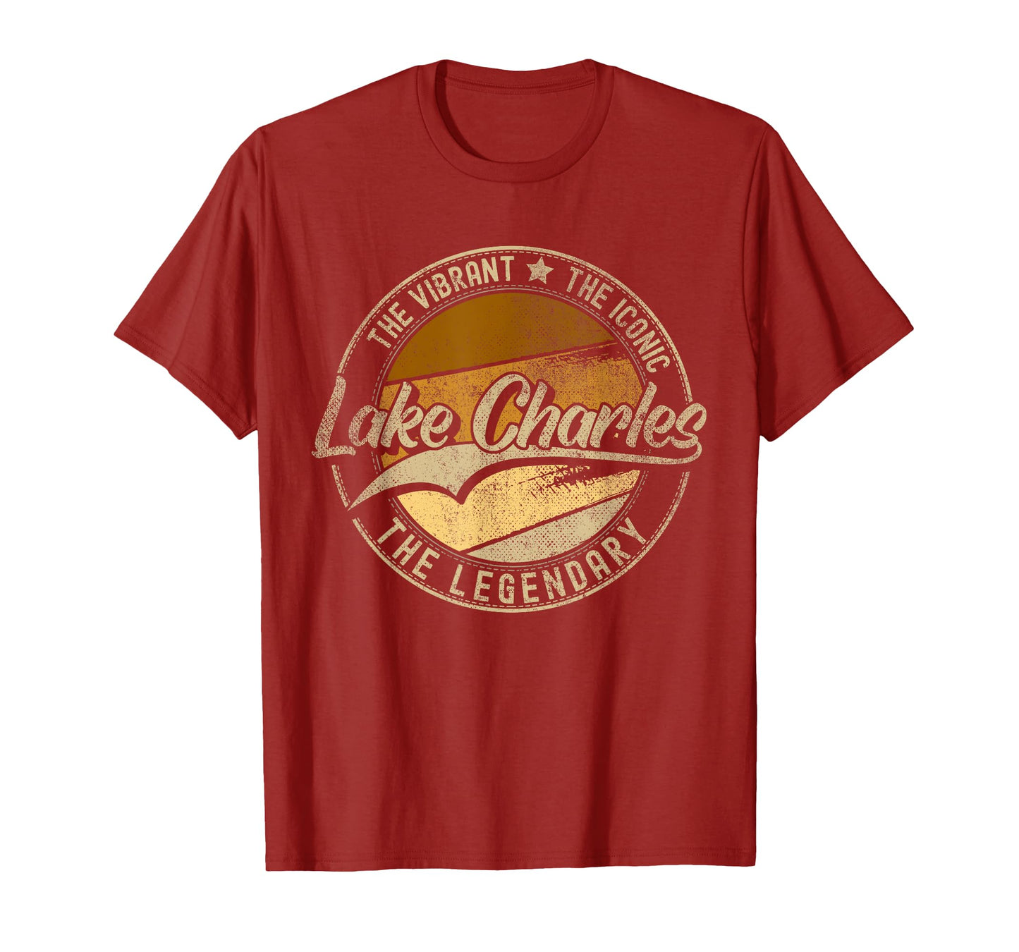 Lake Charles LA | Louisiana | Vintage Distressed T-Shirt