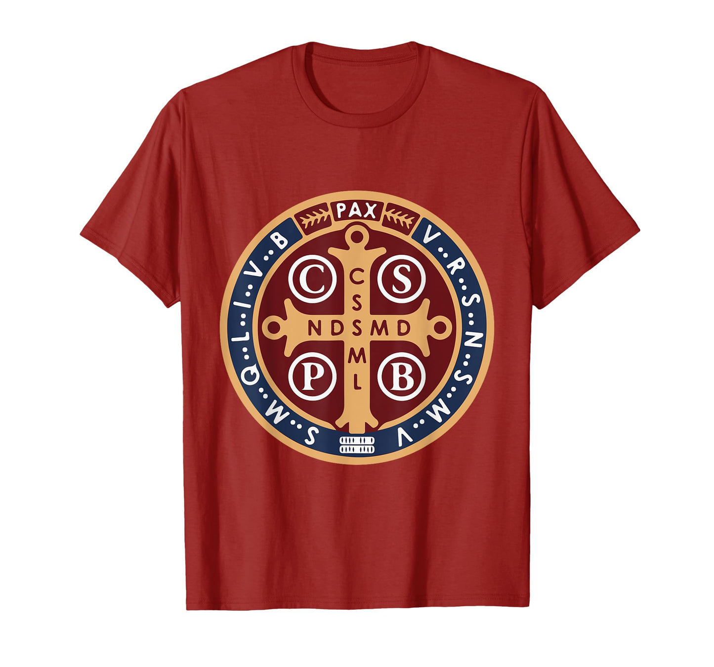 Spiritual Religious Christian Catholic St Benedict T-Shirt T-Shirt