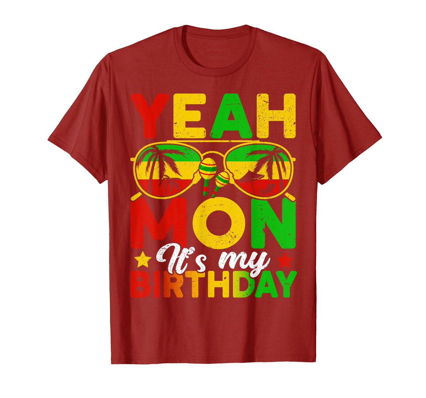 Yeah Mon Jamaican Jamaica Birthday Party Girls Women Men T-Shirt