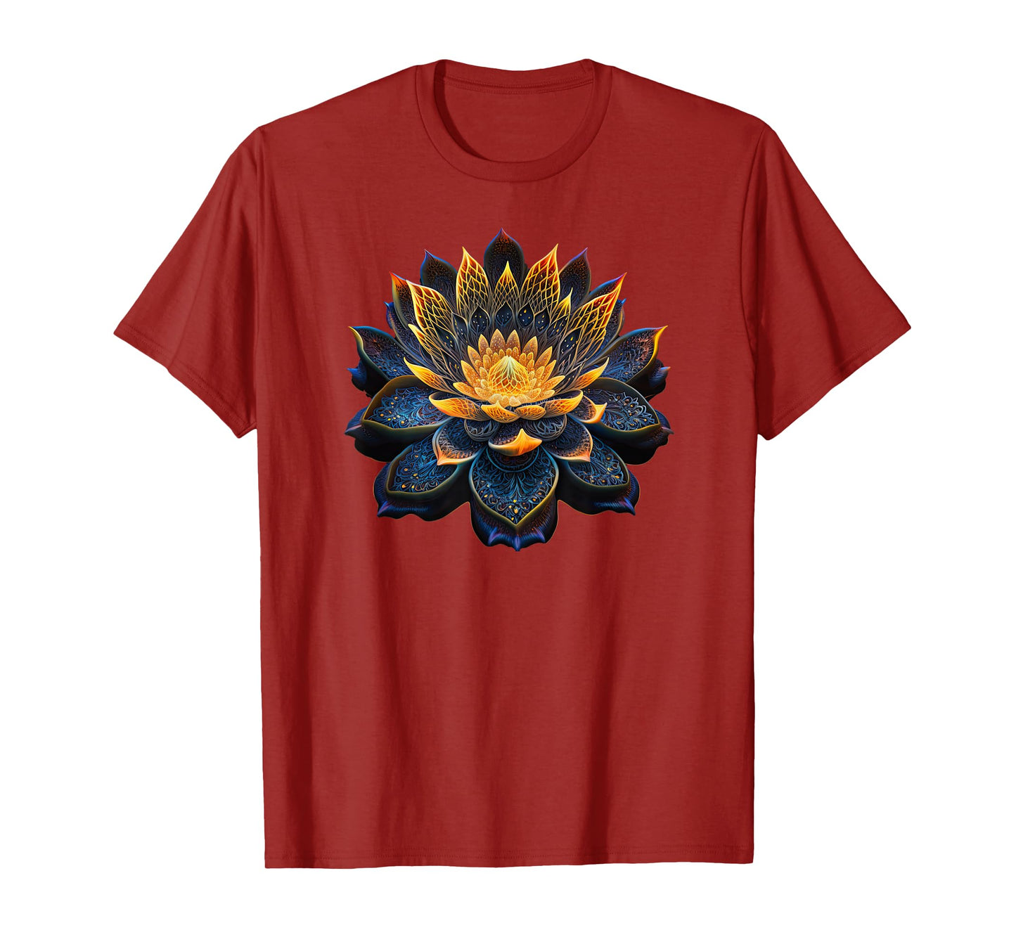 Lotus Flower Yoga Zen Bohemian Namaste Meditation T-Shirt