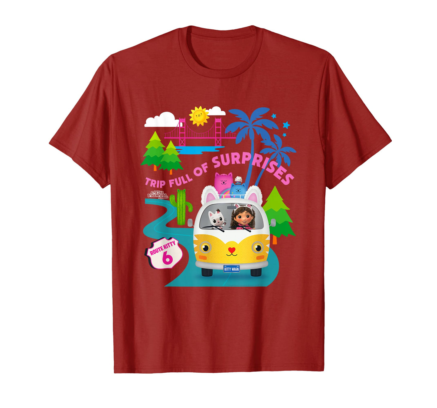 DreamWorks Gabby's Dollhouse The Movie Full of Surprises T-Shirt