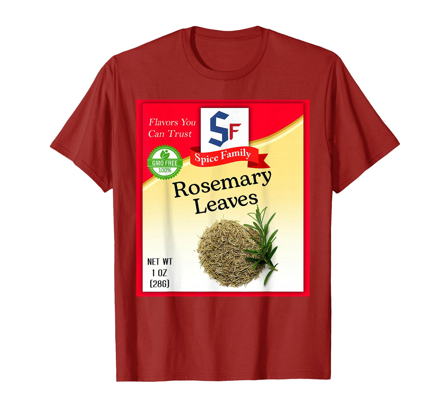 Rosemary Leaves Spice Group Costume Family Matching Outfit T-Shirt