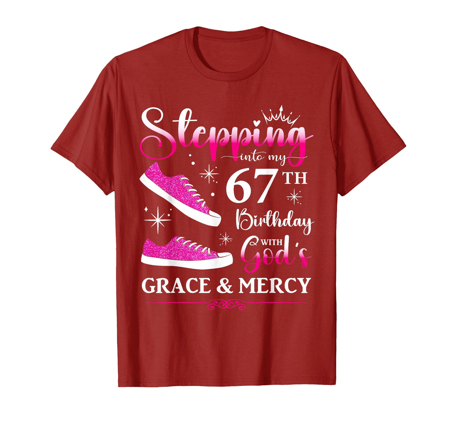 67th Birthday 67 Years Old Bday Queen Party Funny Womens BD T-Shirt