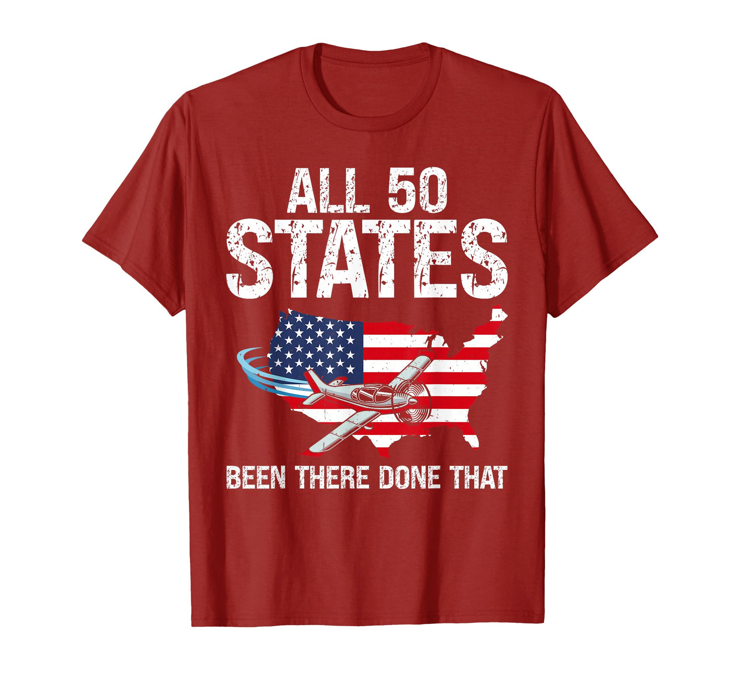 All 50 States Mission Accomplished Visit all 50 USA States T-Shirt