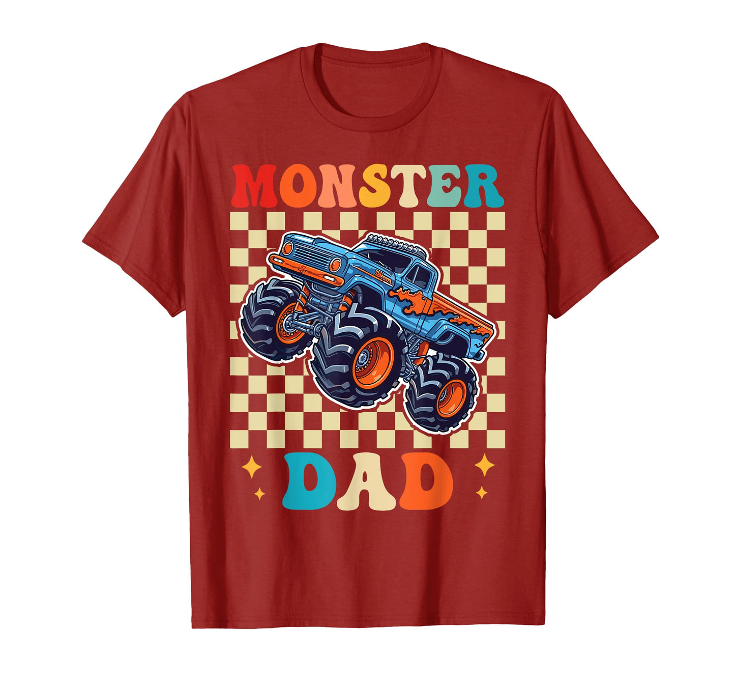 Monster Truck Dad Family Matching Monster Truck Lovers T-Shirt