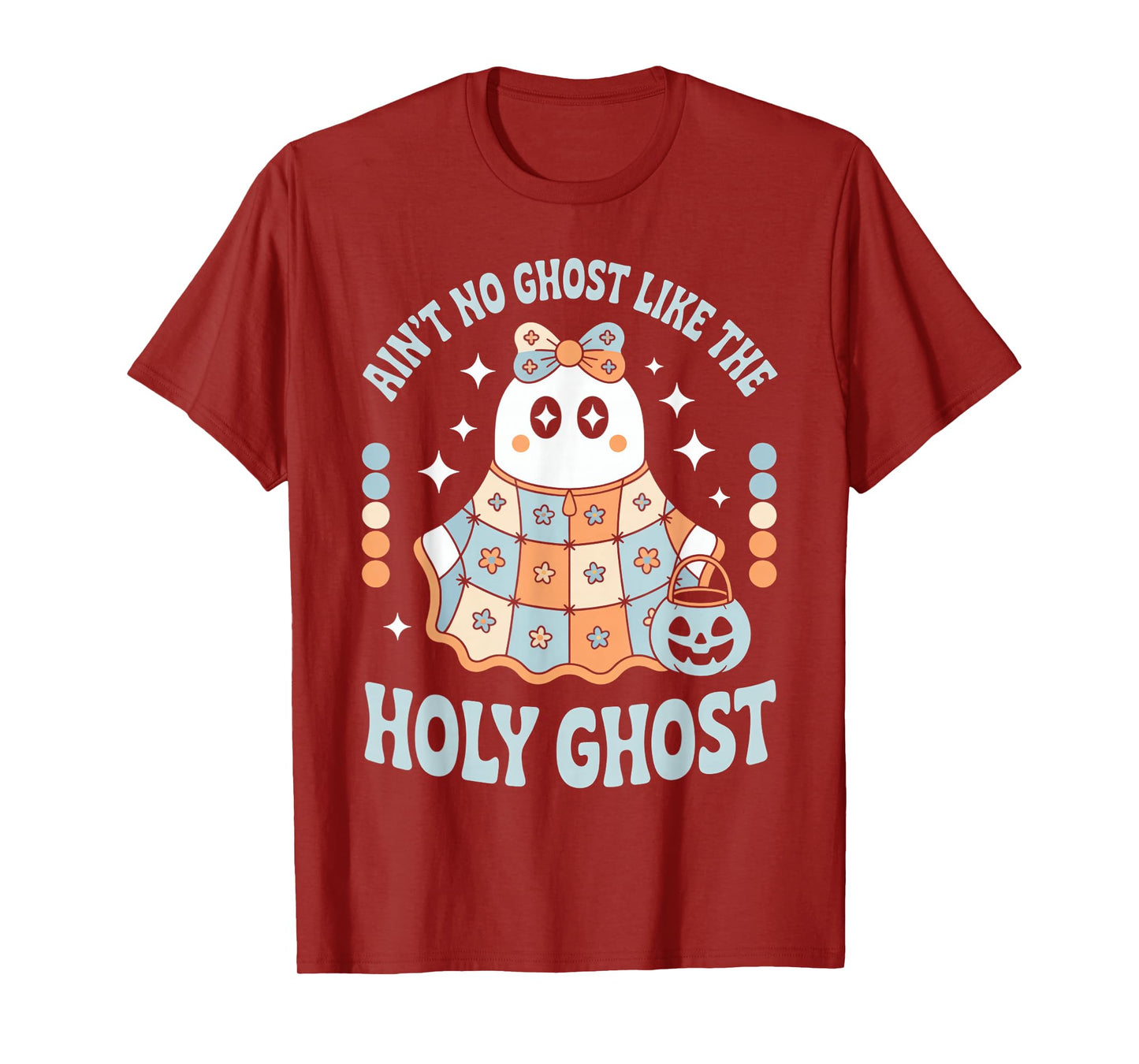 Aint No Ghost Like The Holy Ghost Cute Pastel Halloween T-Shirt