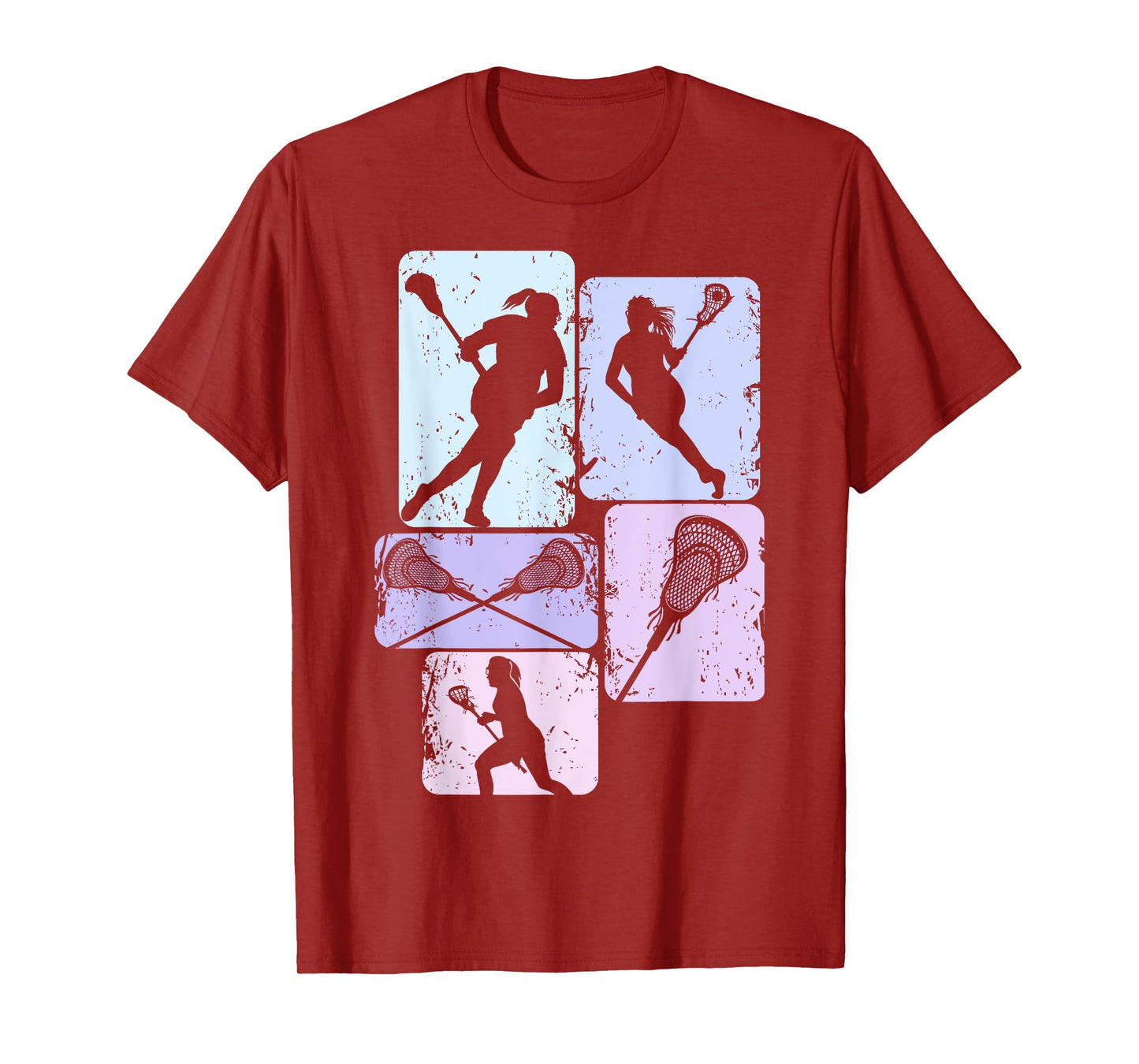Lacrosse Girls Women Youth Kids T-Shirt