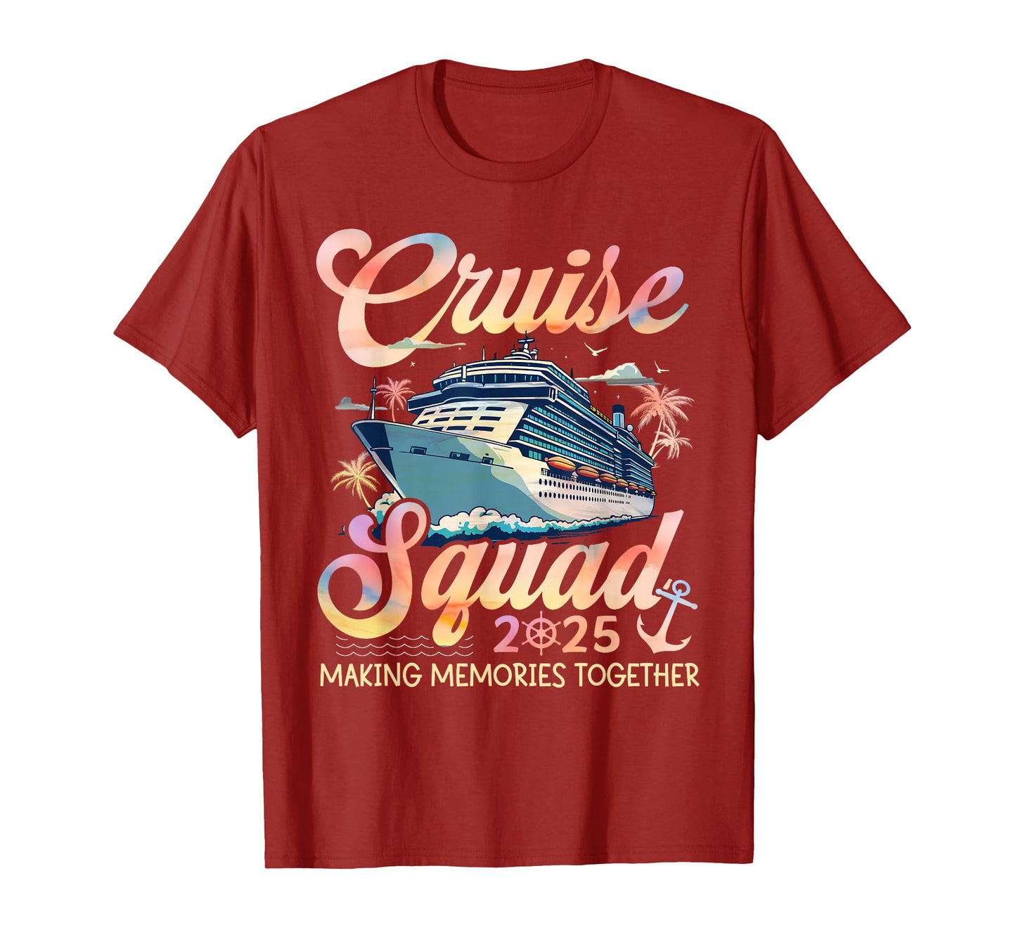 Cruise Squad 2025 Family Group Matching Summer Vacation T-Shirt