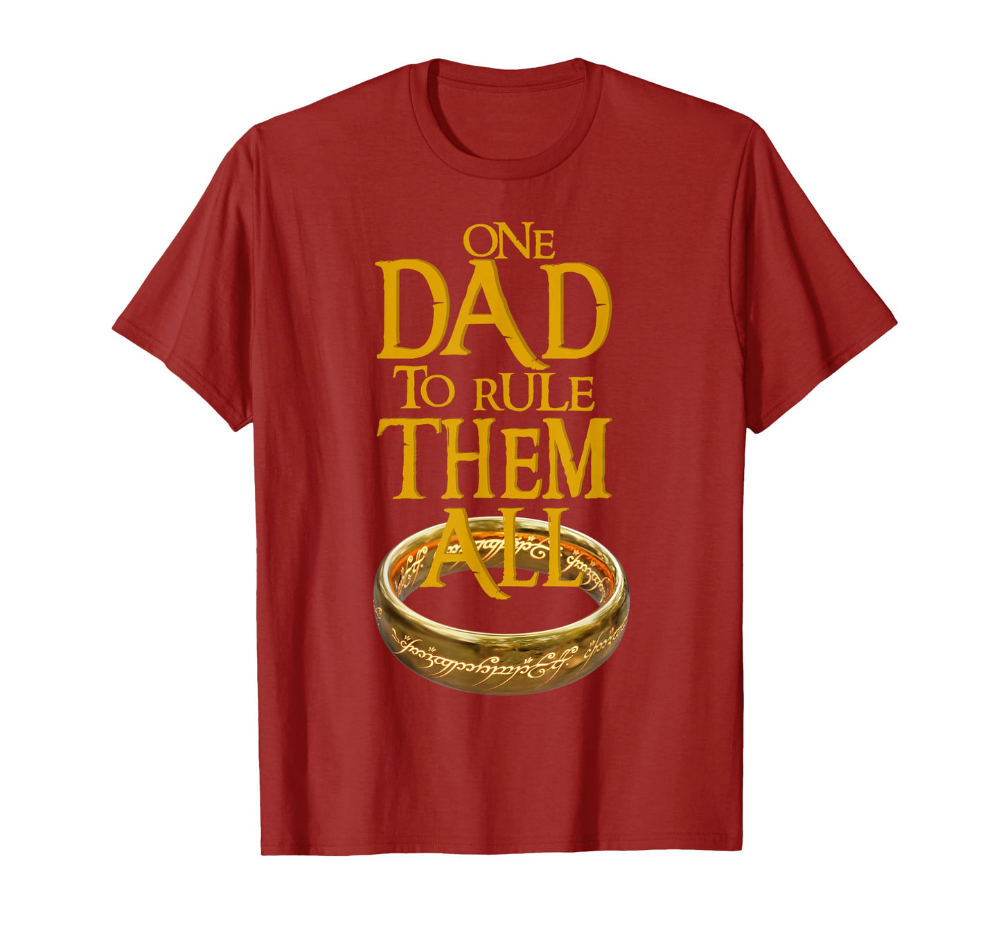 One Dad to Rule Them All Nerd Dad Father's Day Gift Tee T-Shirt