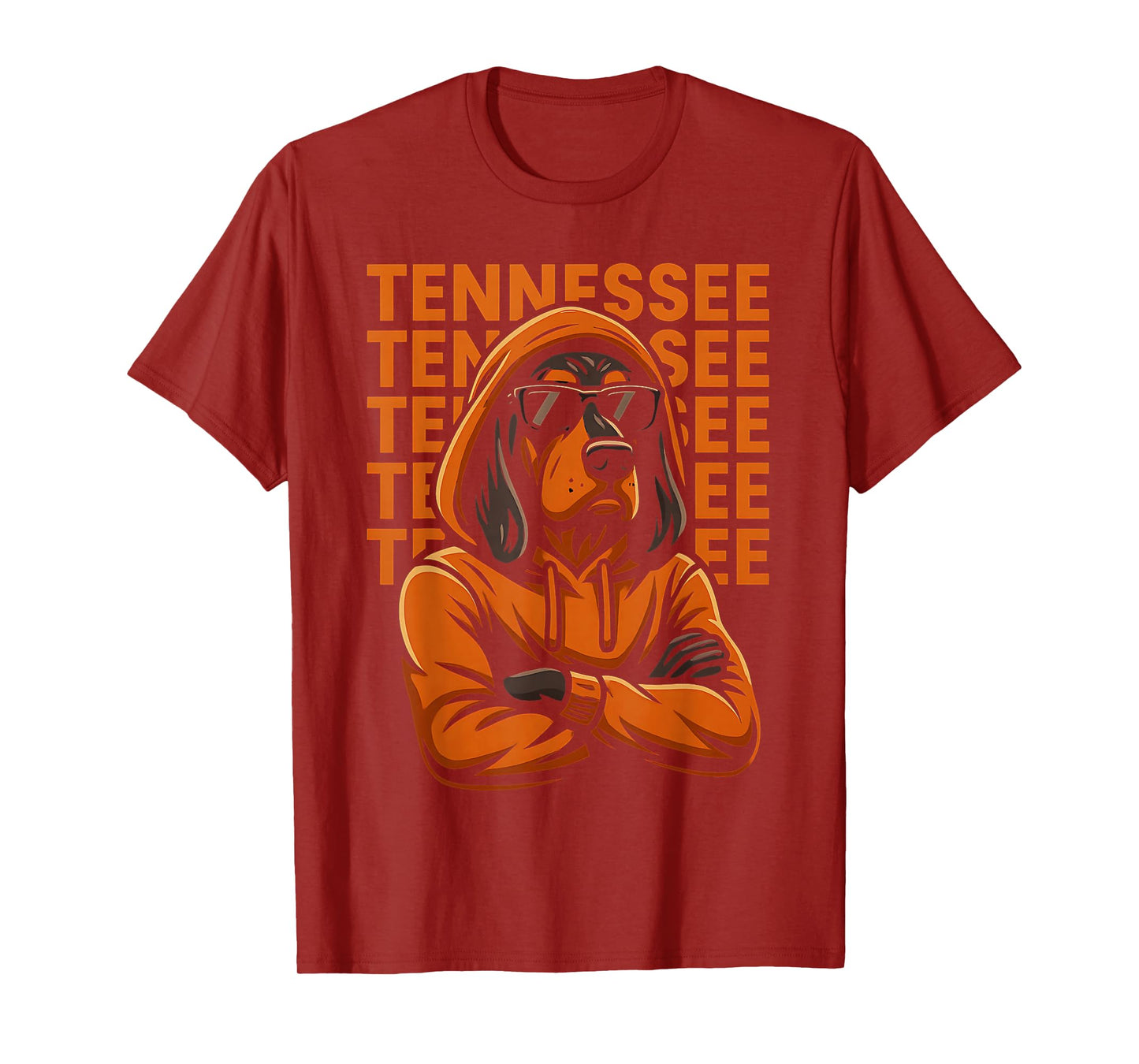 Cool Tennessee Dog Lovers Coonhound Men Women Kids T-Shirt