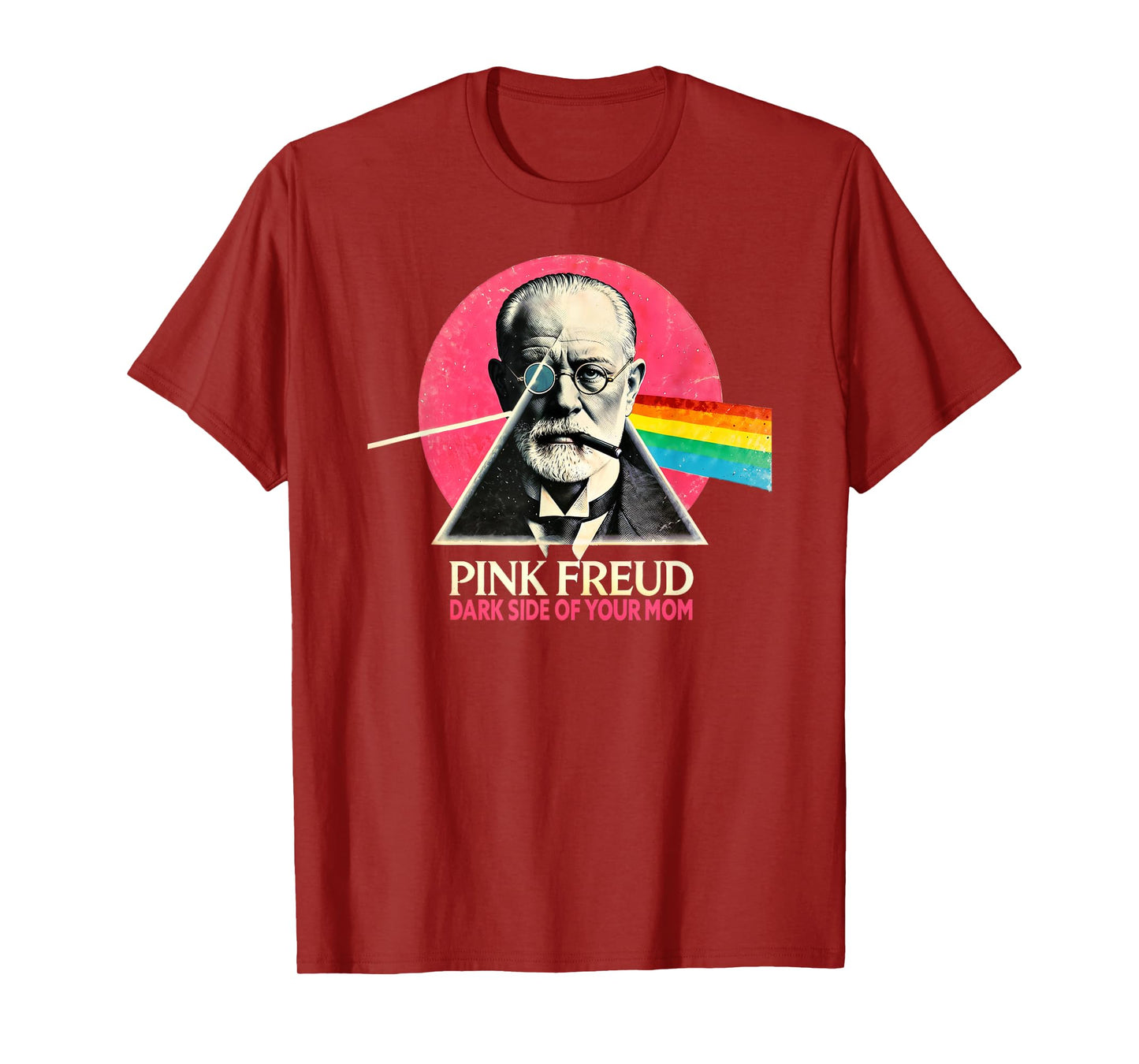 Funny Dark Side of Your Mom Psychoanalysis Joke T-Shirt