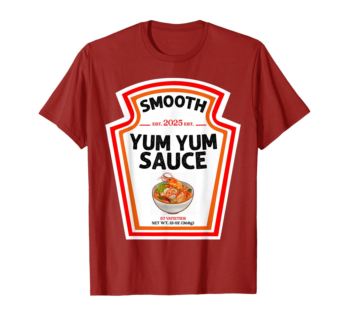Smooth Yum Yum Sauce Condiment Costume Matching T-Shirt