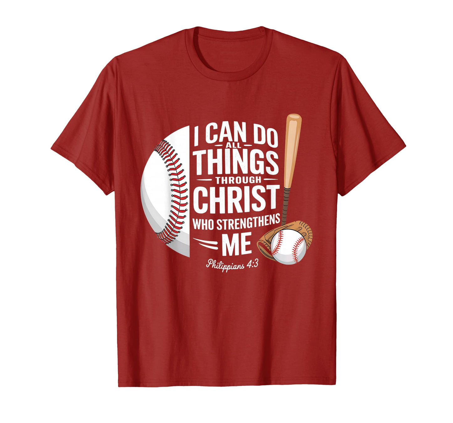 Christian Baseball Player Inspiration with Powerful Bible T-Shirt
