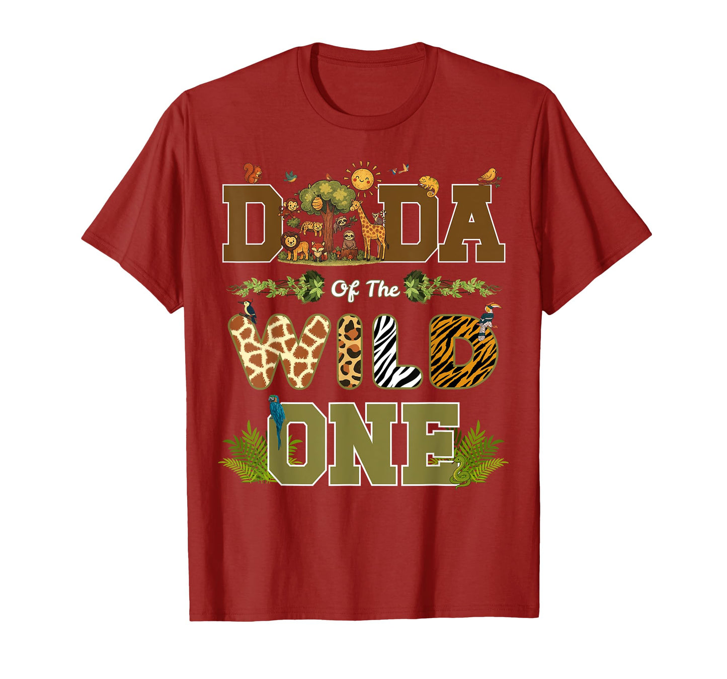 Dada of The Wild One 1st Birthday Safari Wild One Birthday T-Shirt