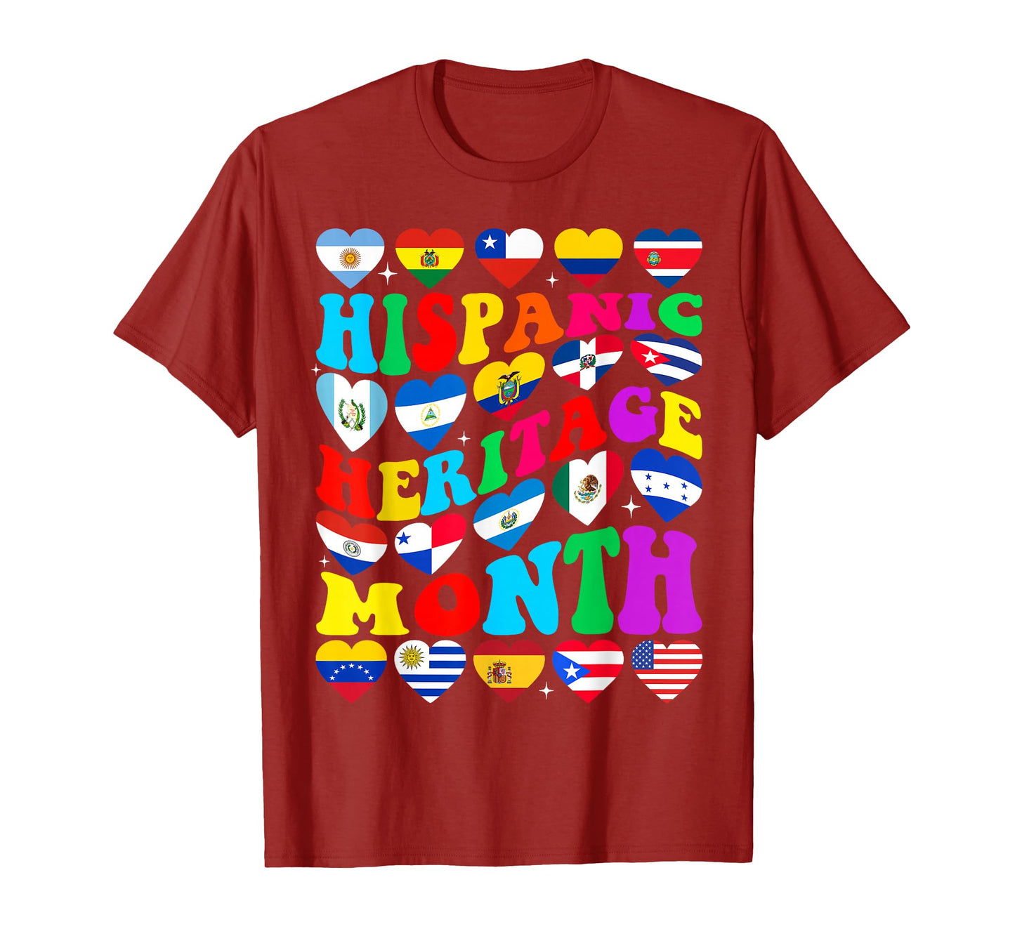Hispanic Heritage Month 2025 Latino Puerto Rico Teacher Kids T-Shirt