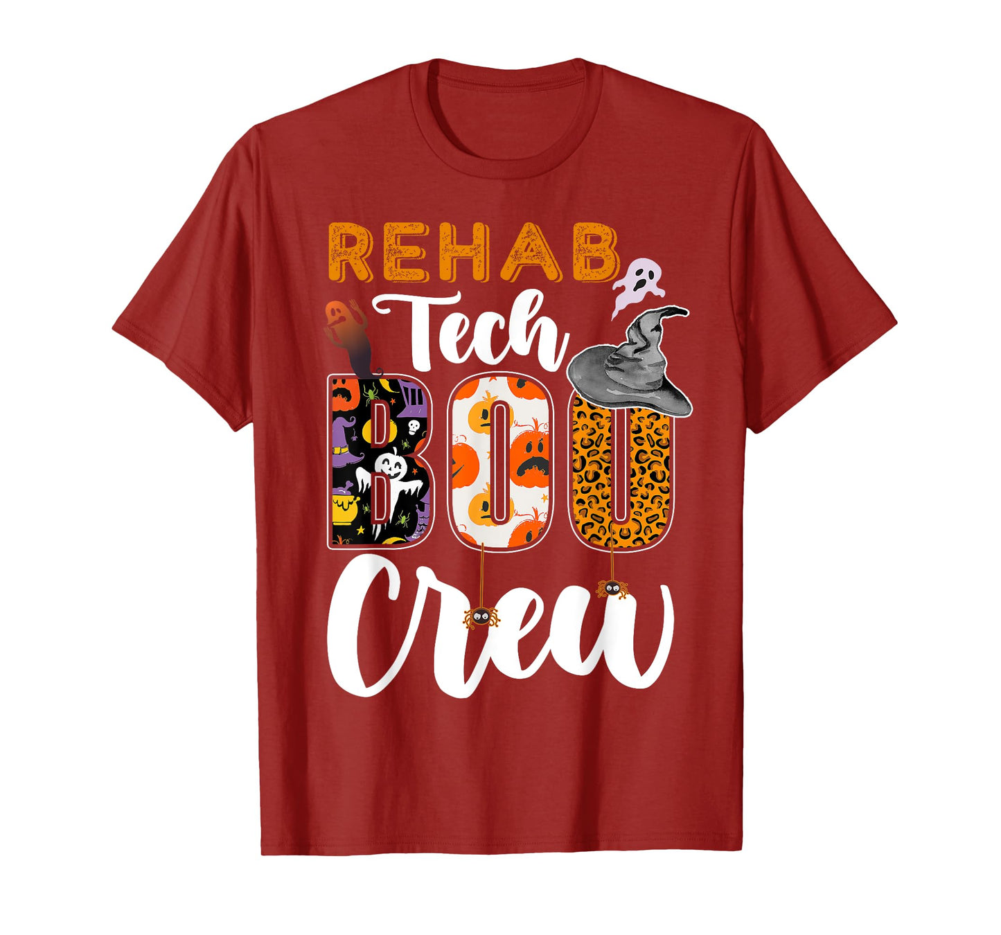 Rehab Tech Boo Crew Halloween Matching Rehabilitation T-Shirt