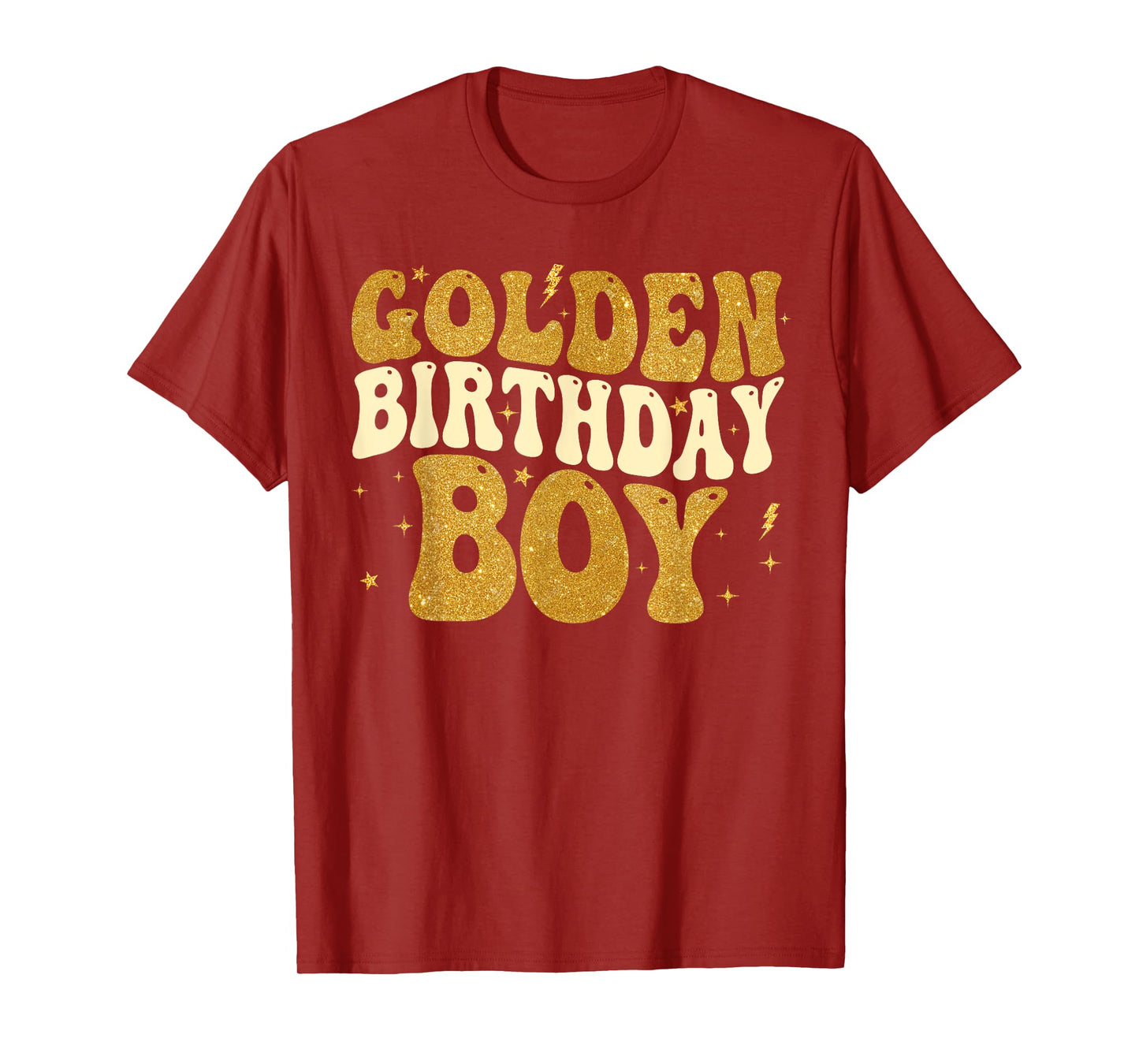 Funny Golden Birthday Boy Bday Toddlers Birthday Party Kids T-Shirt
