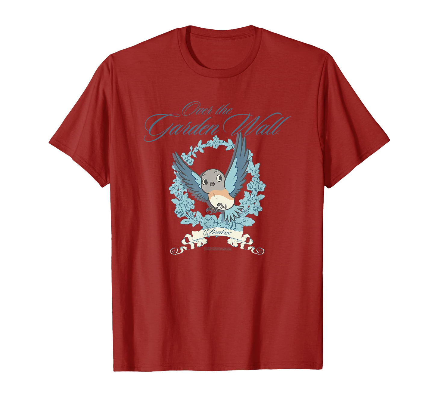 Over The Garden Wall Beatrice The Bluebird Cute Cartoon T-Shirt