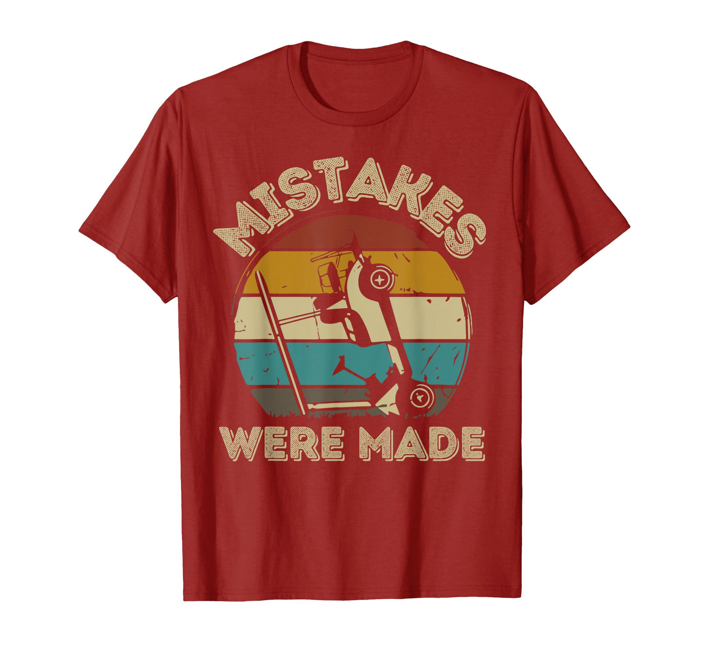 Mistakes Were Made Golf Cart Funny Golfing Cart For Golfer T-Shirt