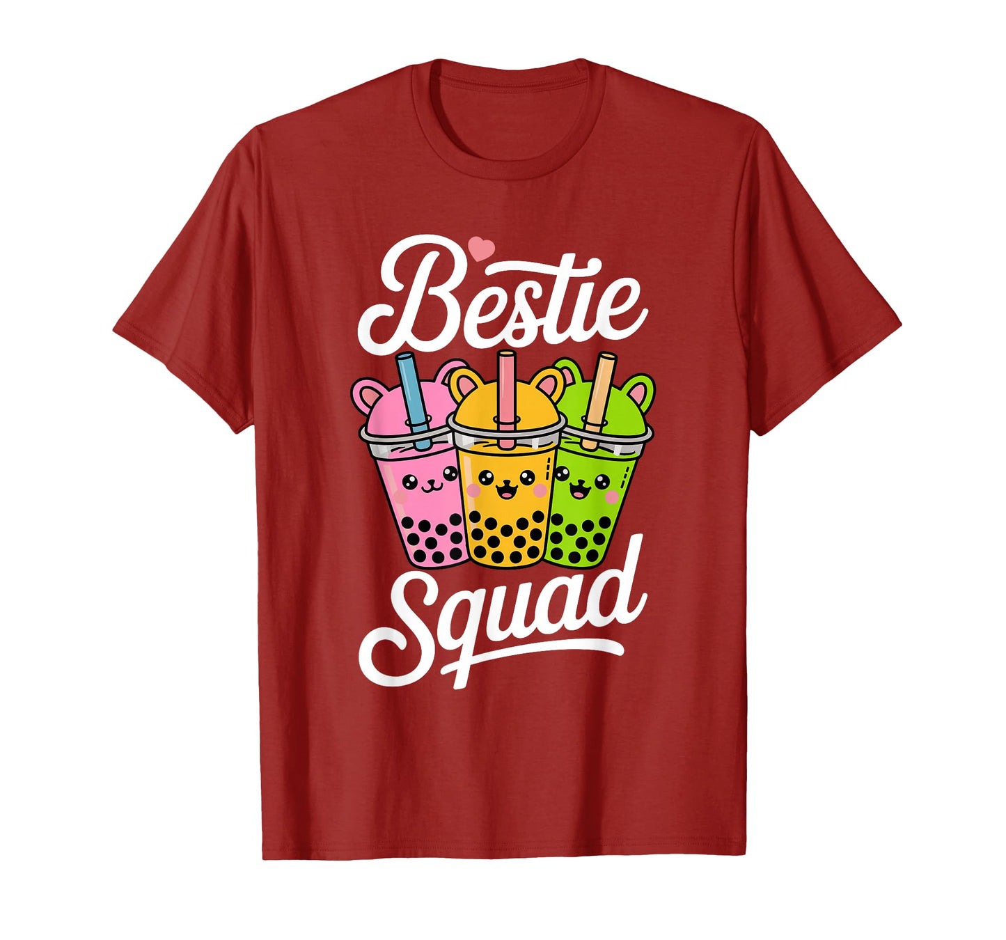 Bestie Squad Kawaii Bubble Tea Besties BFF Best Friends T-Shirt