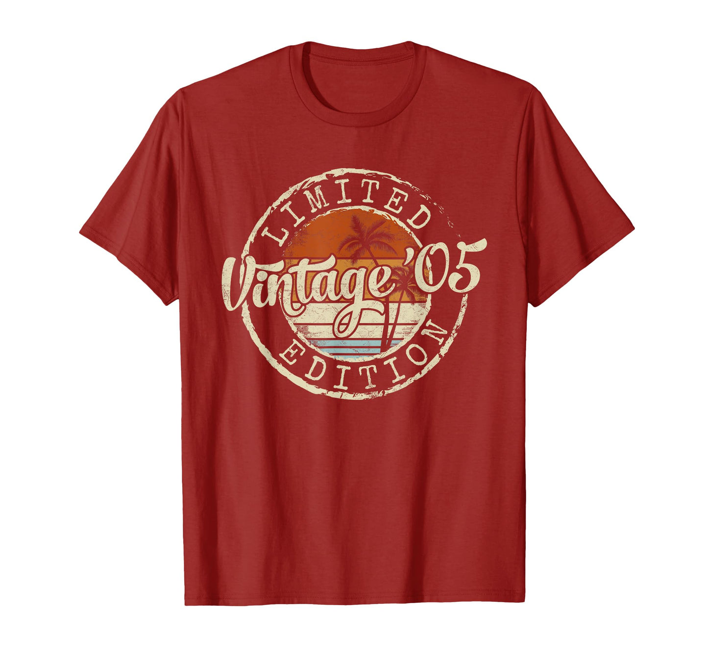 Vintage 2005 20th Birthday Gifts For Men Women 20 Year Old T-Shirt