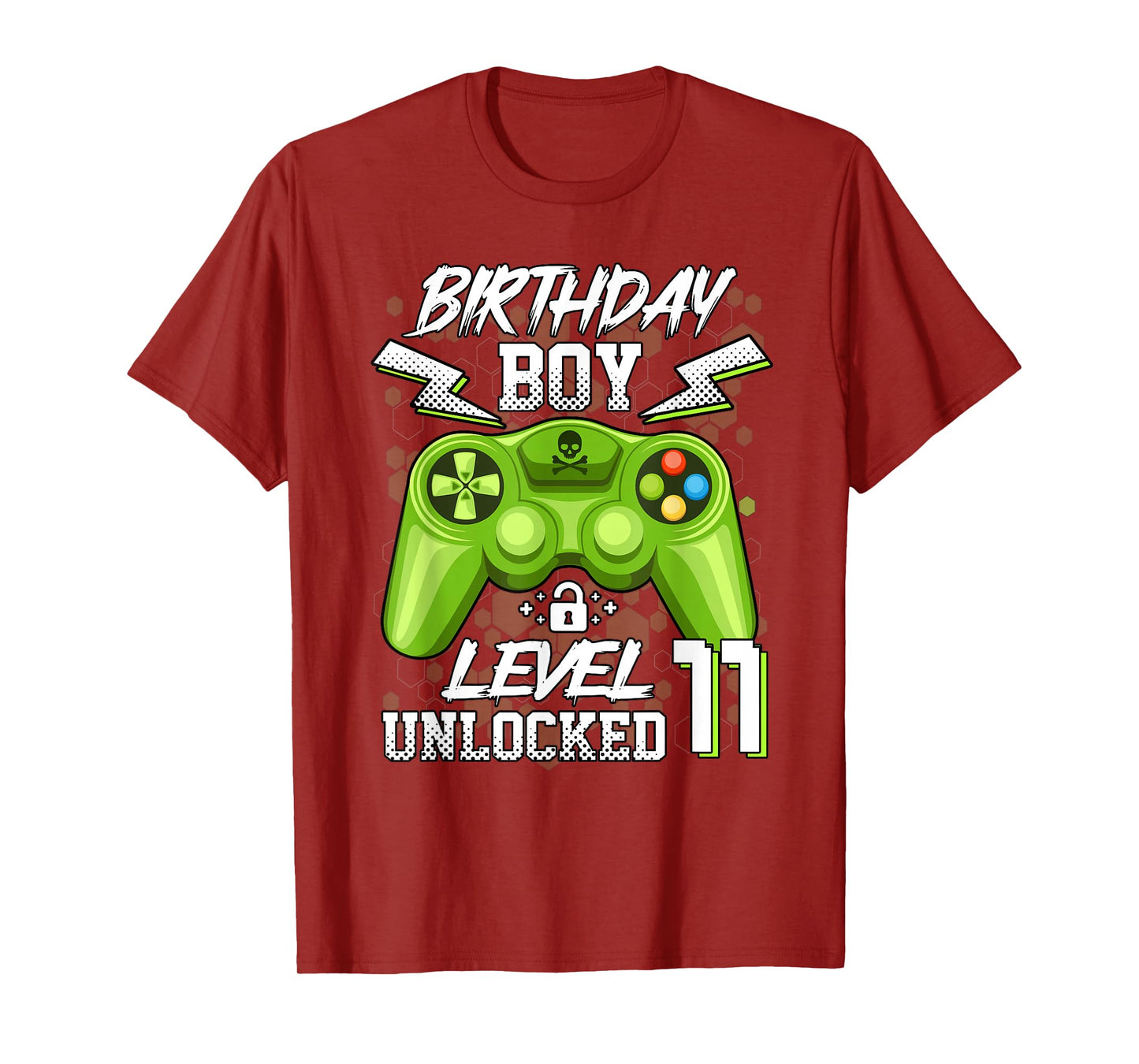 Level 11 Unlocked Video Game 11th Birthday Gamer Gifts Boys T-Shirt