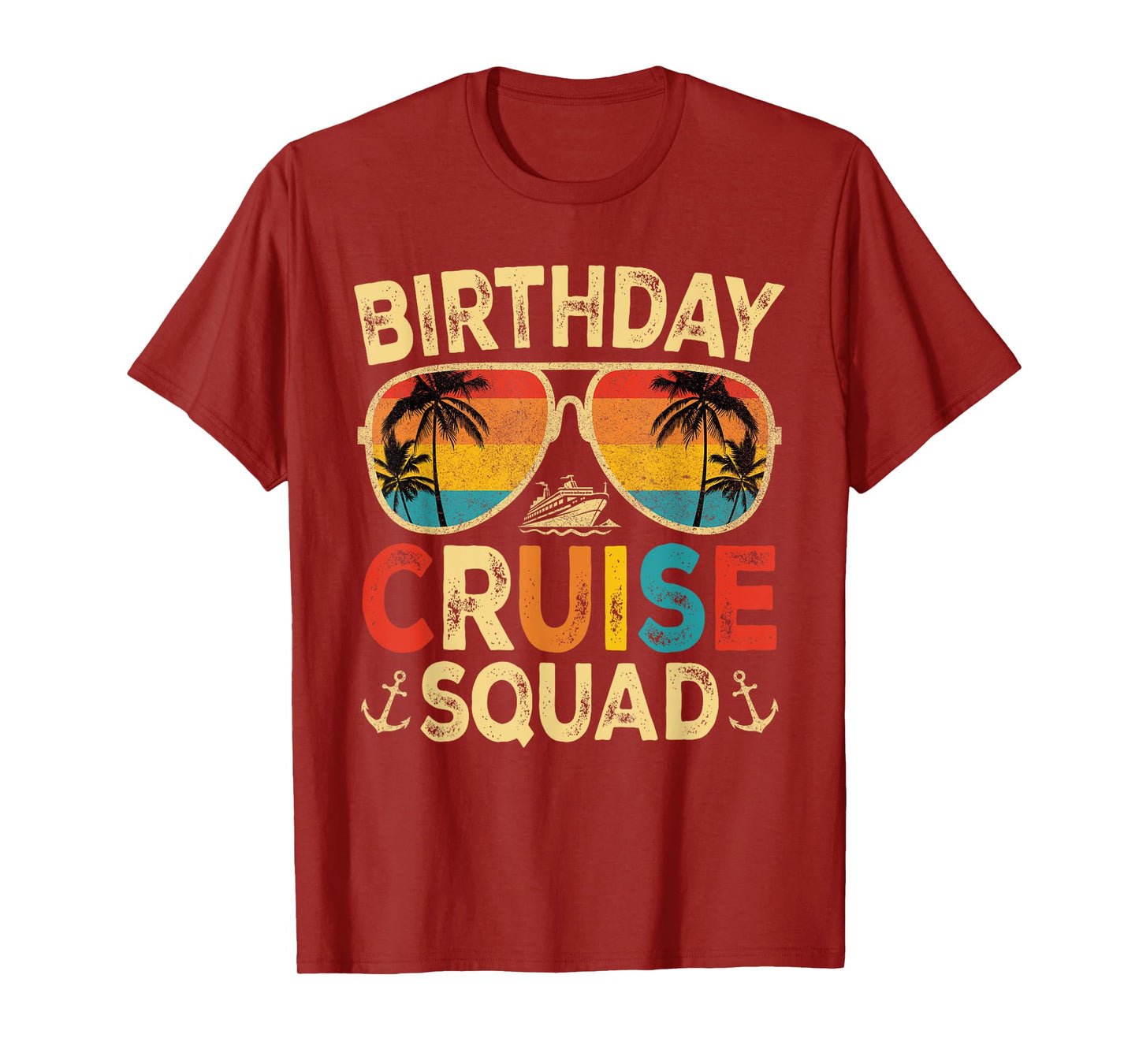 Birthday Cruise Squad Matching Birthday Cruising Vacation T-Shirt