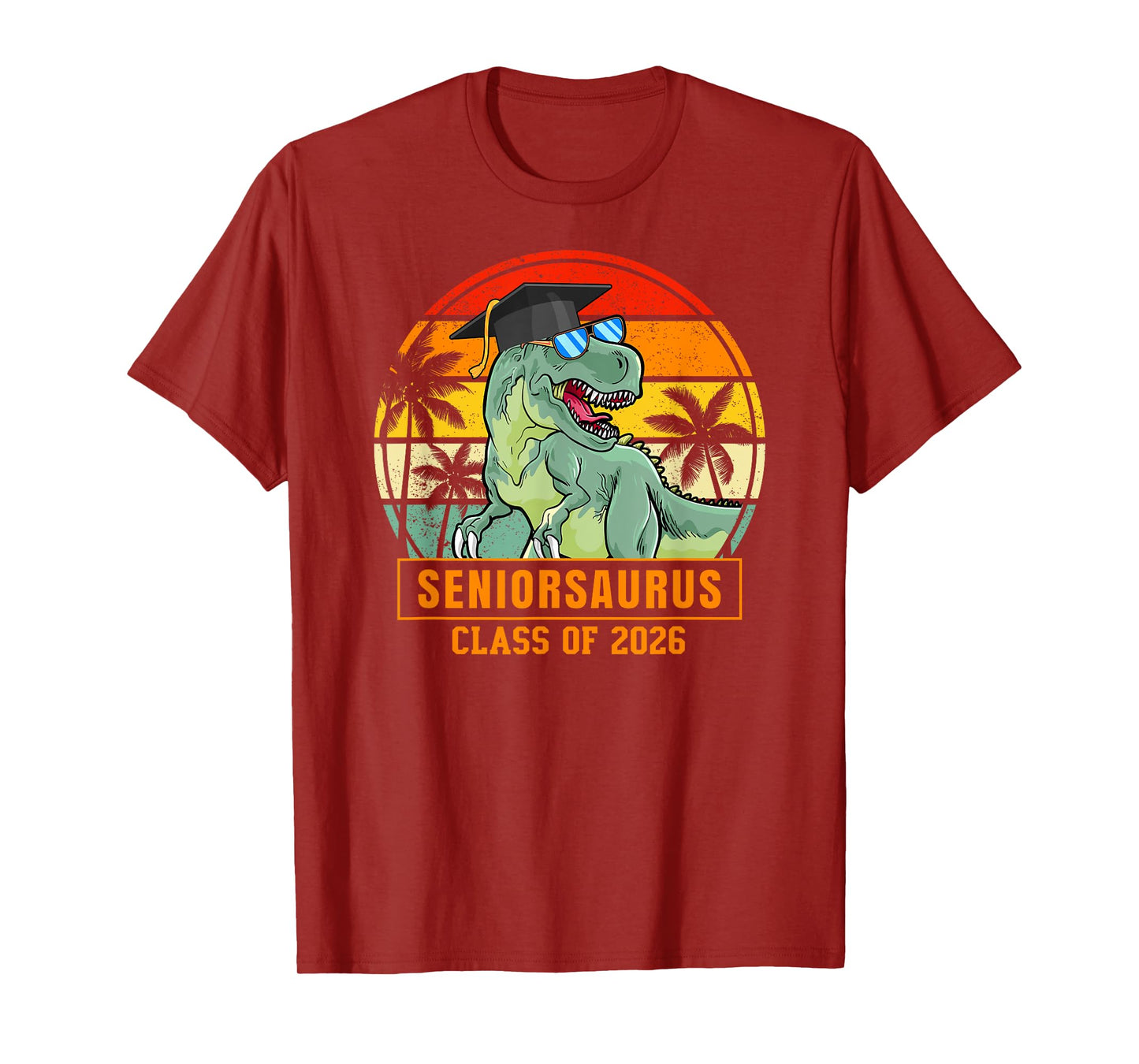 Class of 2026 Senior T Rex Funny Seniorsaurus Seniors 2026 T-Shirt