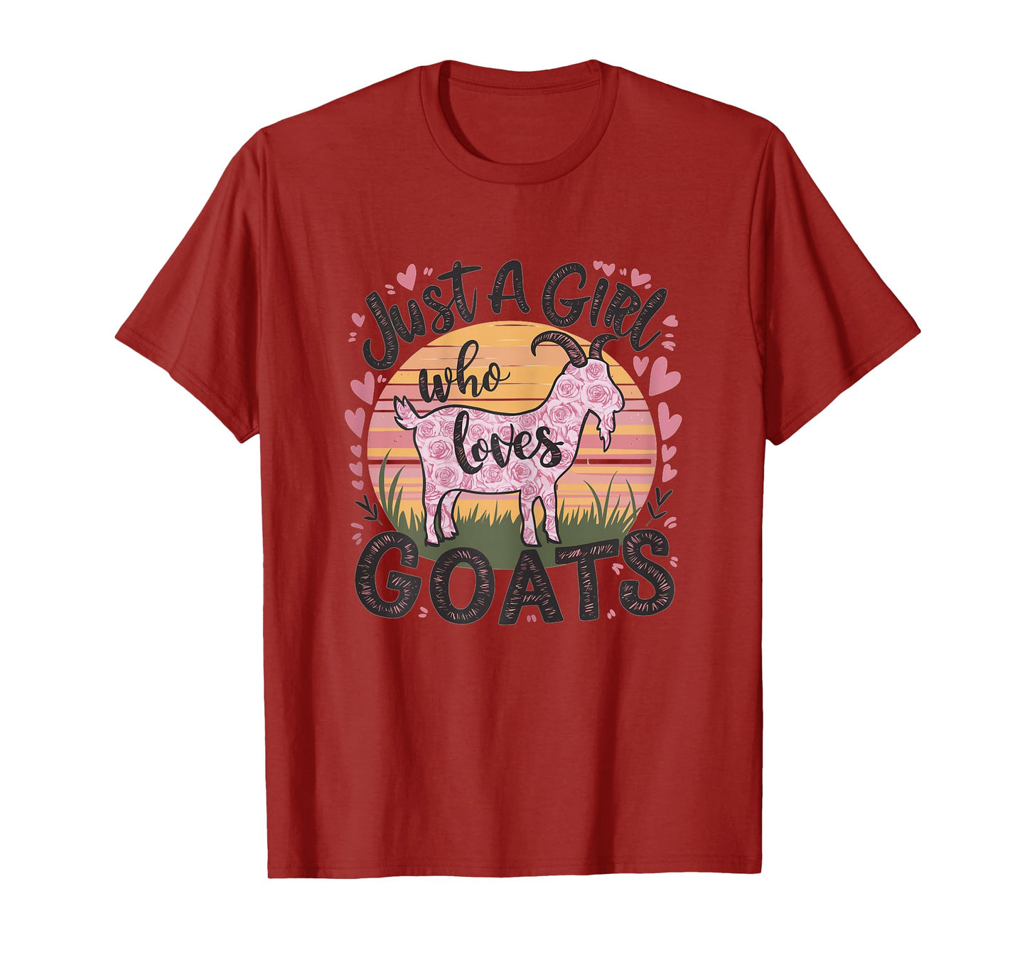 Goat Just A Girl Who Loves Goats T-Shirt
