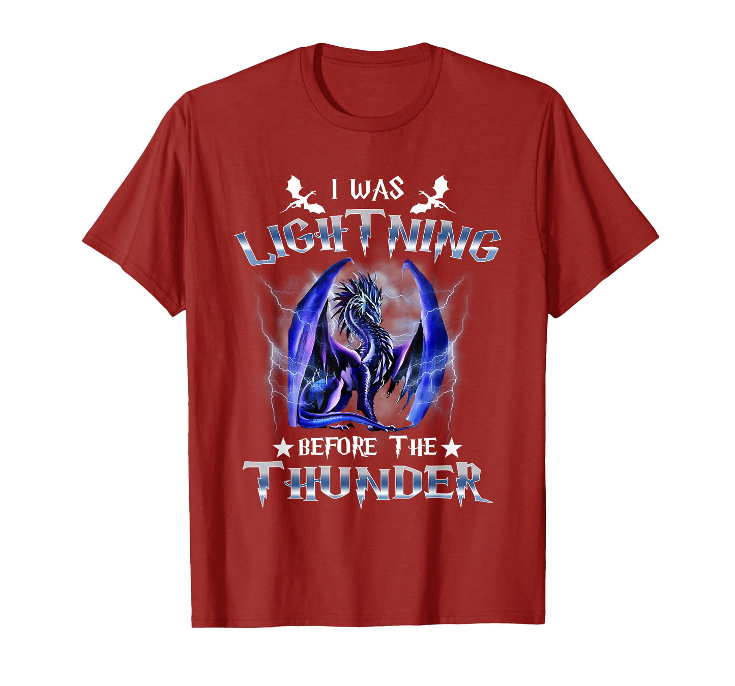 I Was Lightnings Before The Thunder Dragons Men Women Kids T-Shirt