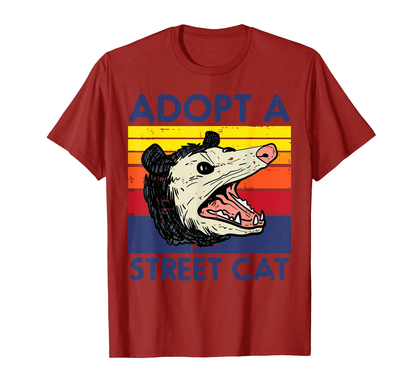 Opossum Adopt A Street Cat Possum Animal Pet Men Women Kids T-Shirt