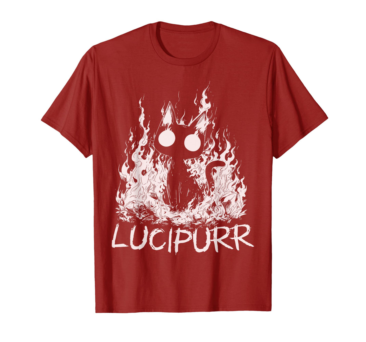 Lucipurr Cat Lover Lucifer Baphomet Demon Kitty T-Shirt
