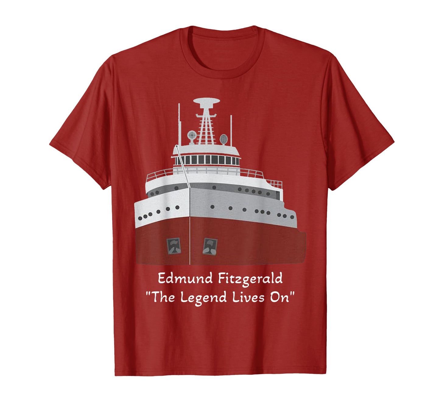 Edmund Fitzgerald Great Lakes Ship T-Shirt