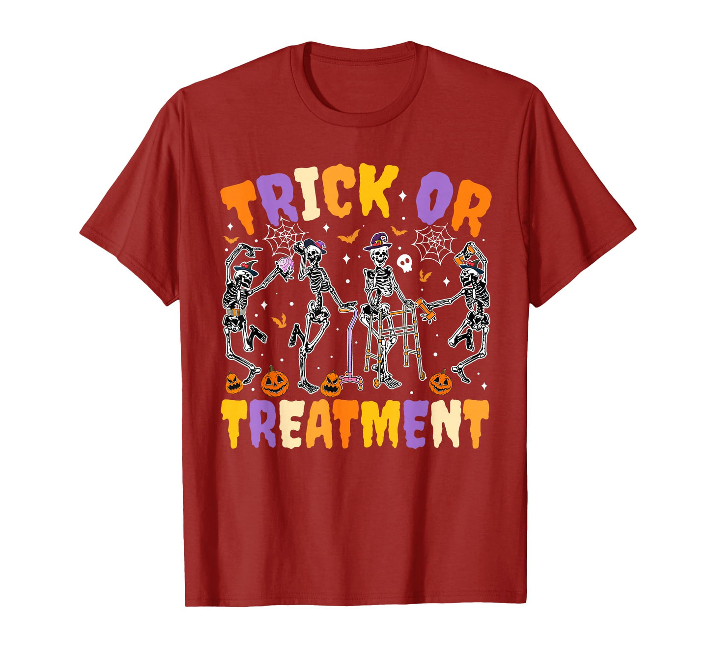 Halloween Trick Or Treatment PT Physical Therapy Therapist T-Shirt