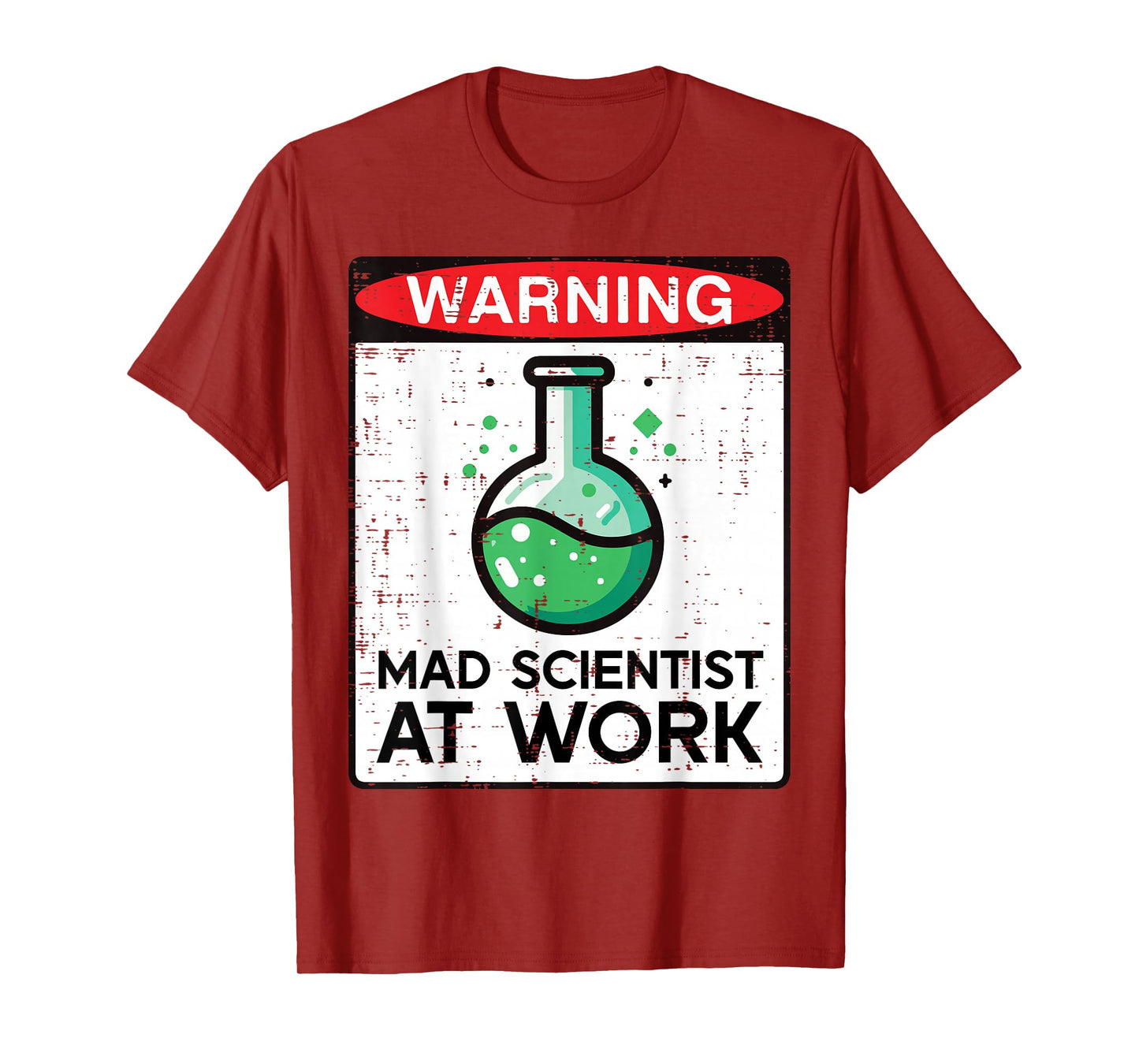 Halloween Mad Scientist at Work Nerd Costume Men Women Kids T-Shirt